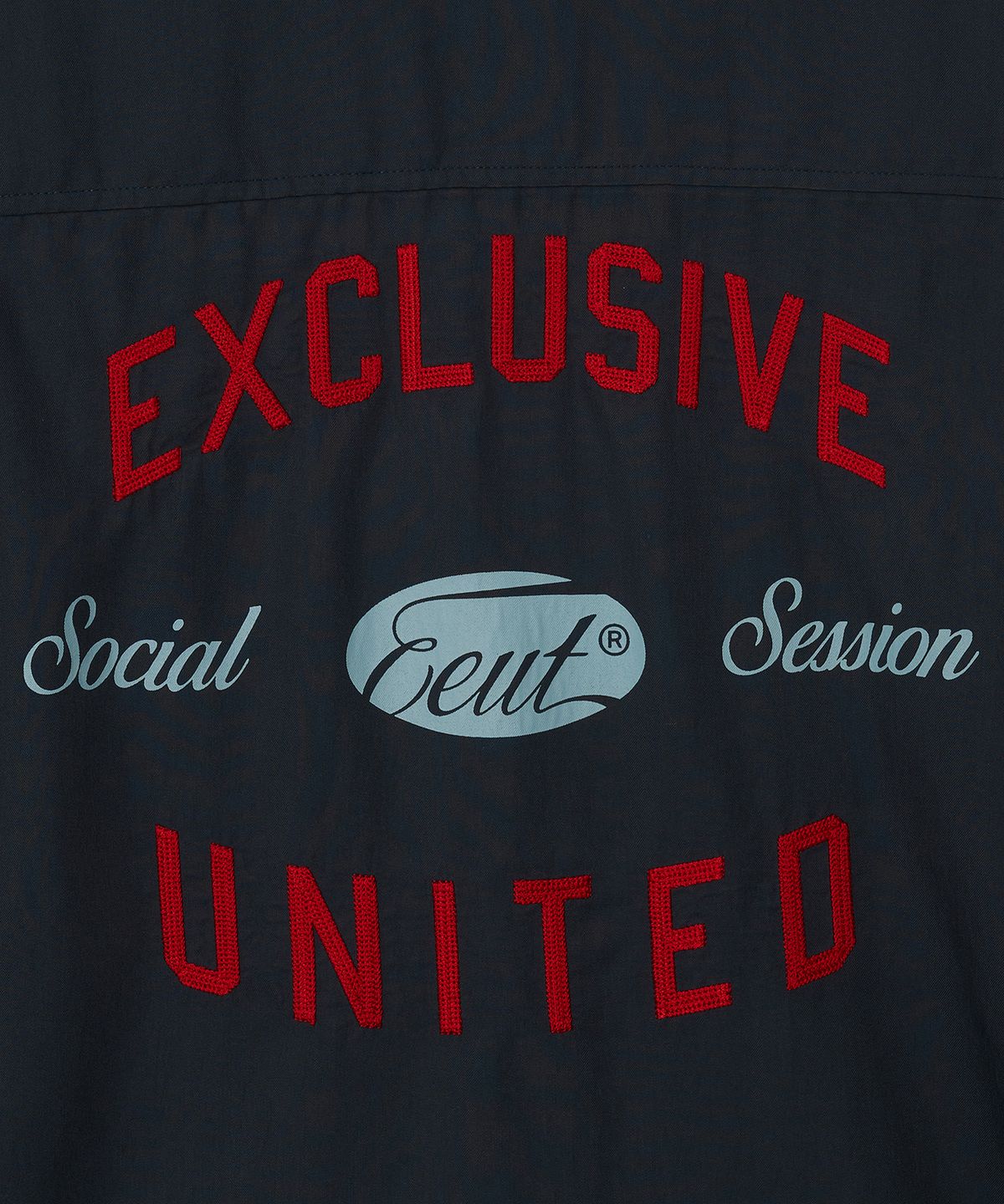 이우트(EEUT) SOCIAL SESSION CAMP SHIRT / DARK NAVY