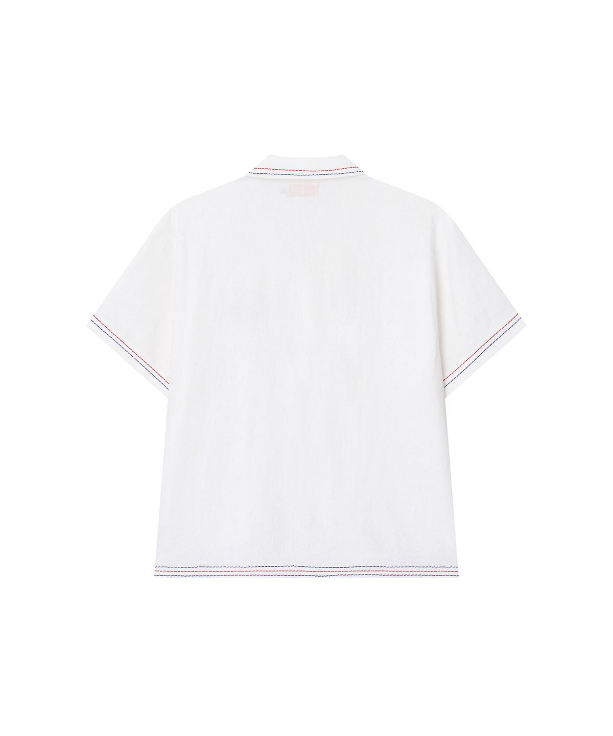 이우트(EEUT) STITCH LINEN CAMP SHIRT / WHITE