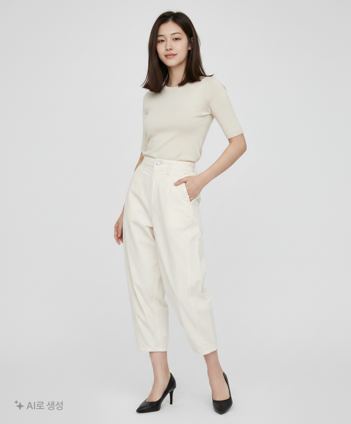자라(ZARA) 코튼 팬츠 EUR34