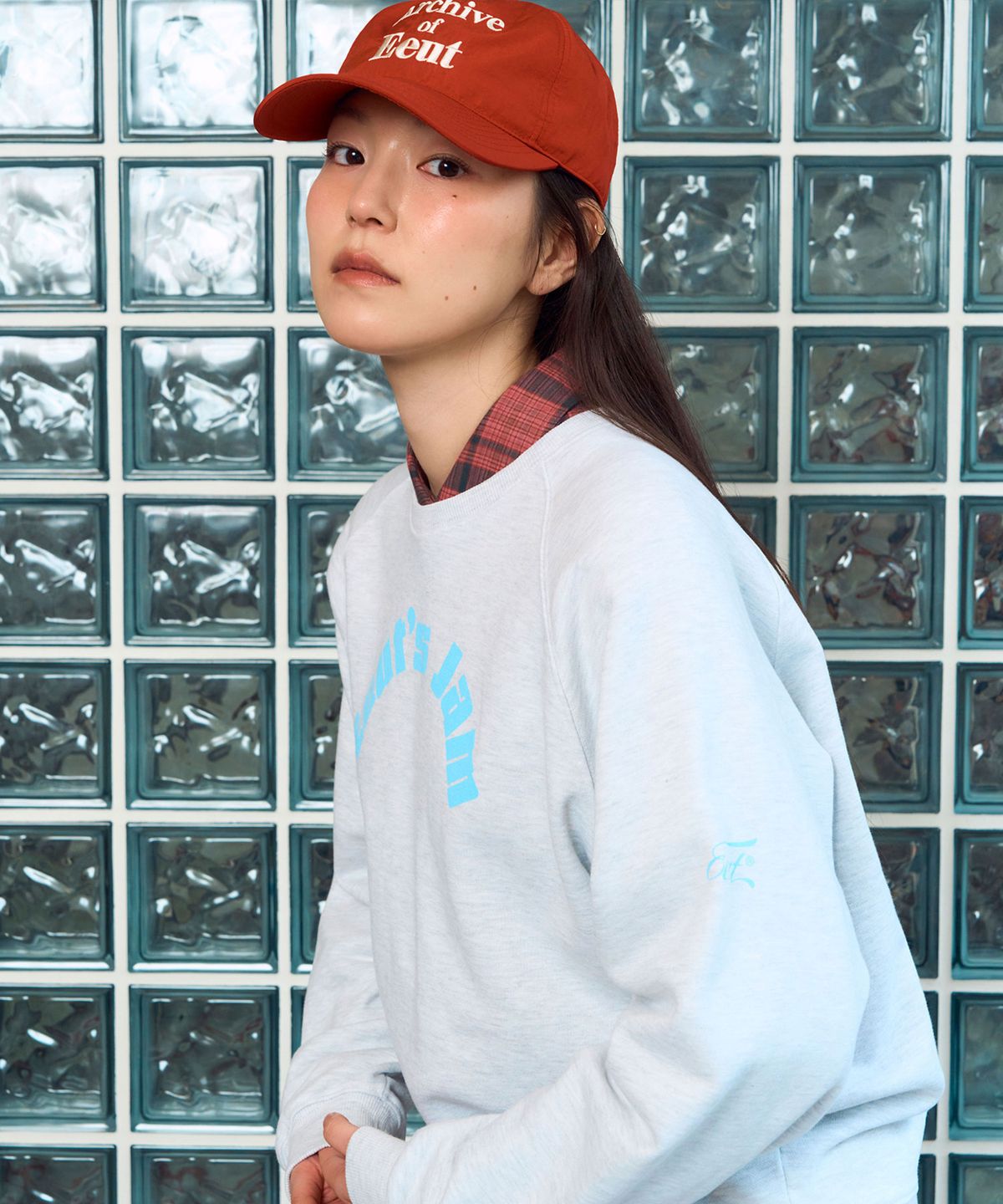 이우트(EEUT) EEUTS JAM SWEATSHIRT / MELANGE WHITE