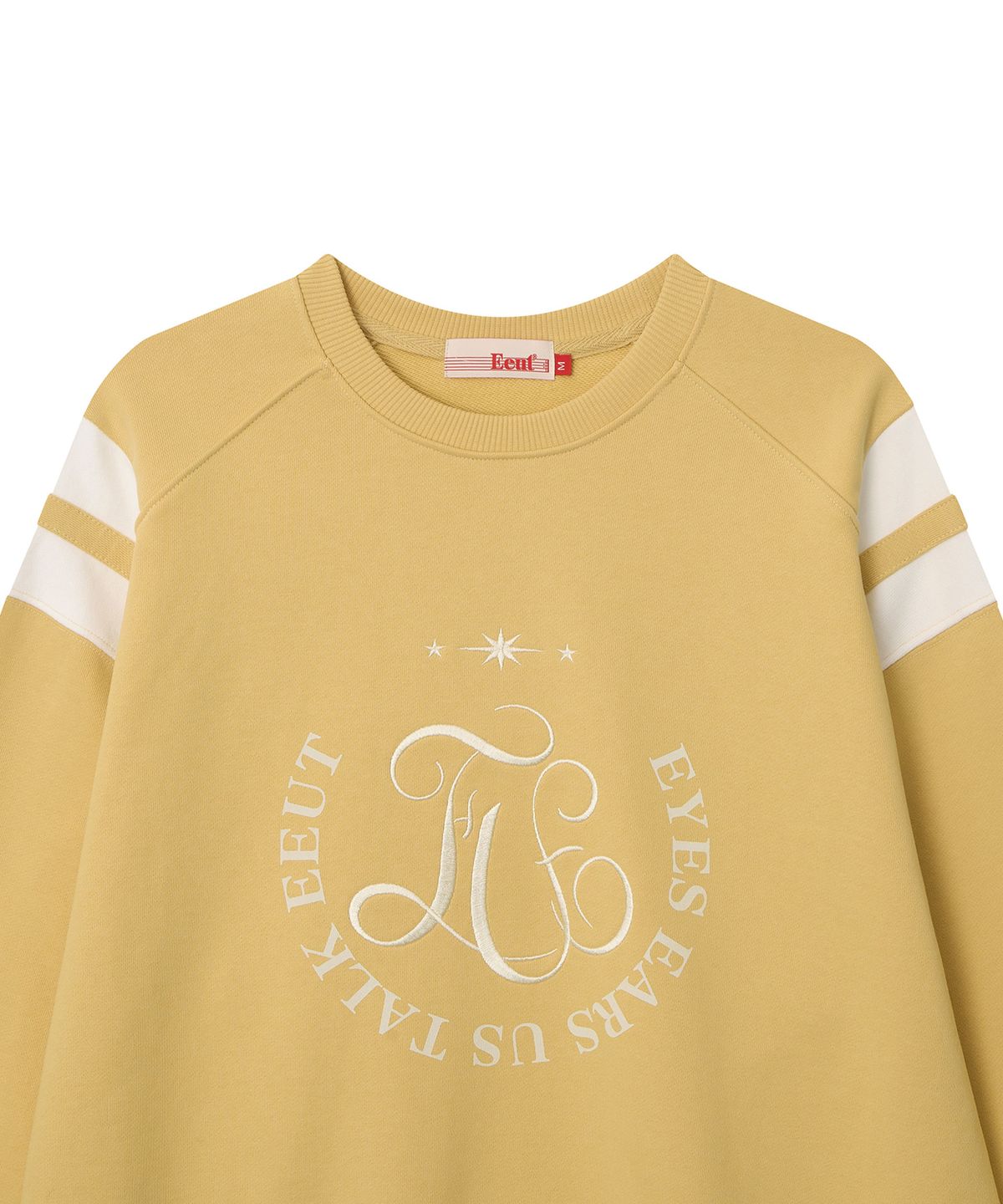 이우트(EEUT) CURLY EEUT SWEATSHIRT / YELLOW