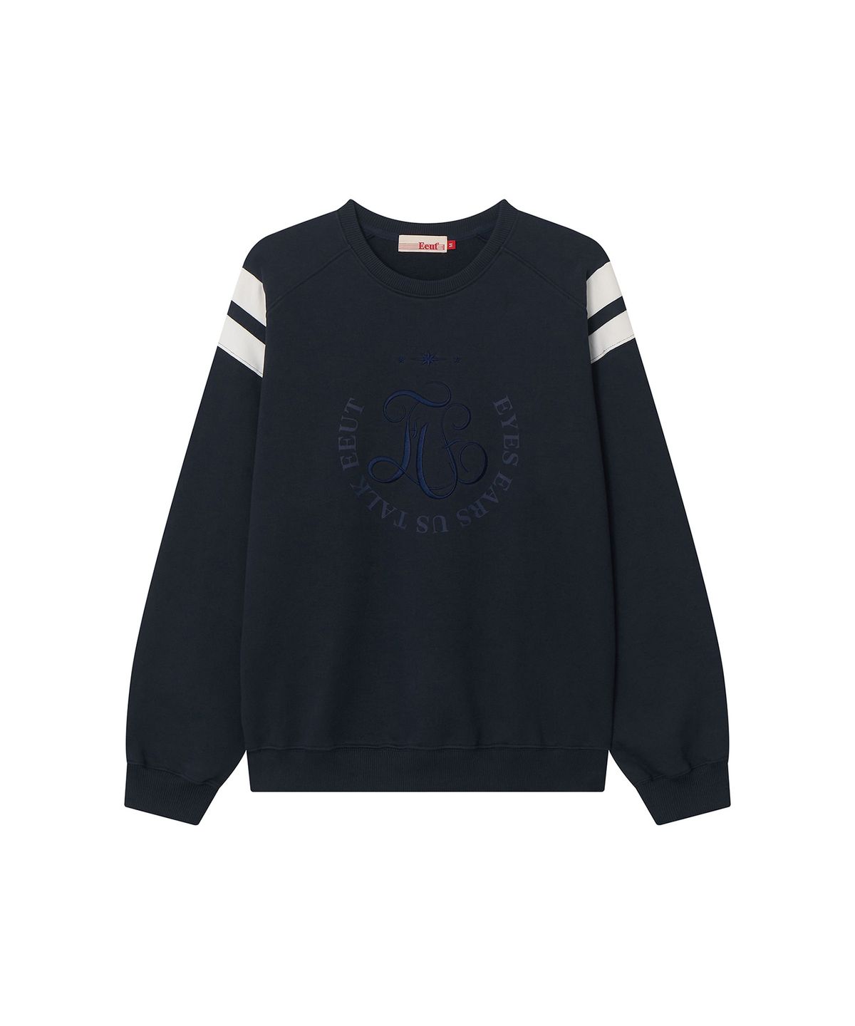 이우트(EEUT) CURLY EEUT SWEATSHIRT / DARK NAVY