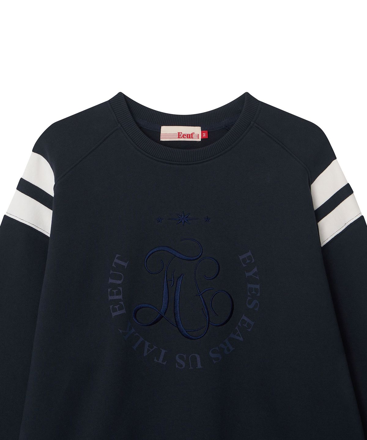 이우트(EEUT) CURLY EEUT SWEATSHIRT / DARK NAVY