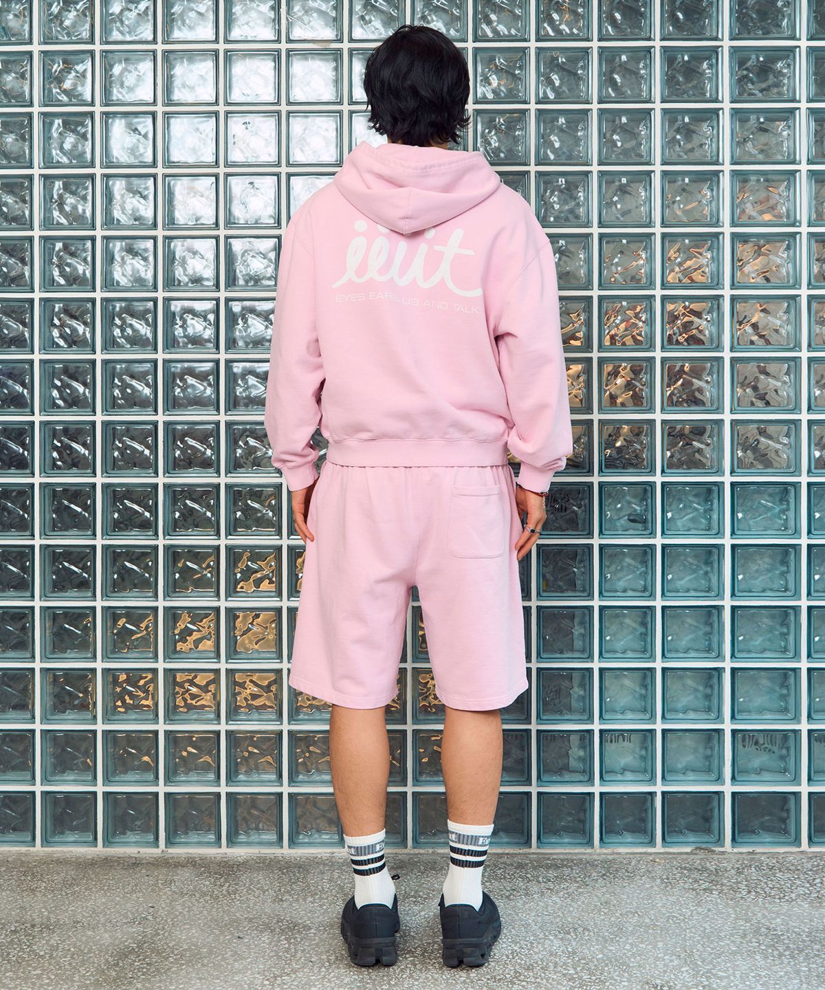 이우트(EEUT) EEUT BASIC WASHED SWEAT ZIP-UP / LIGHT PINK