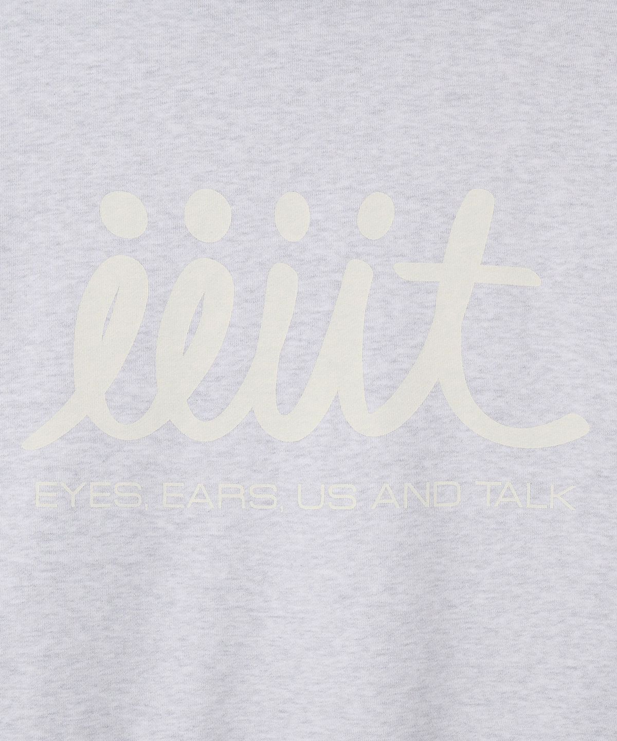 이우트(EEUT) EEUT BASIC WASHED SWEAT ZIP-UP / MELANGE WHITE