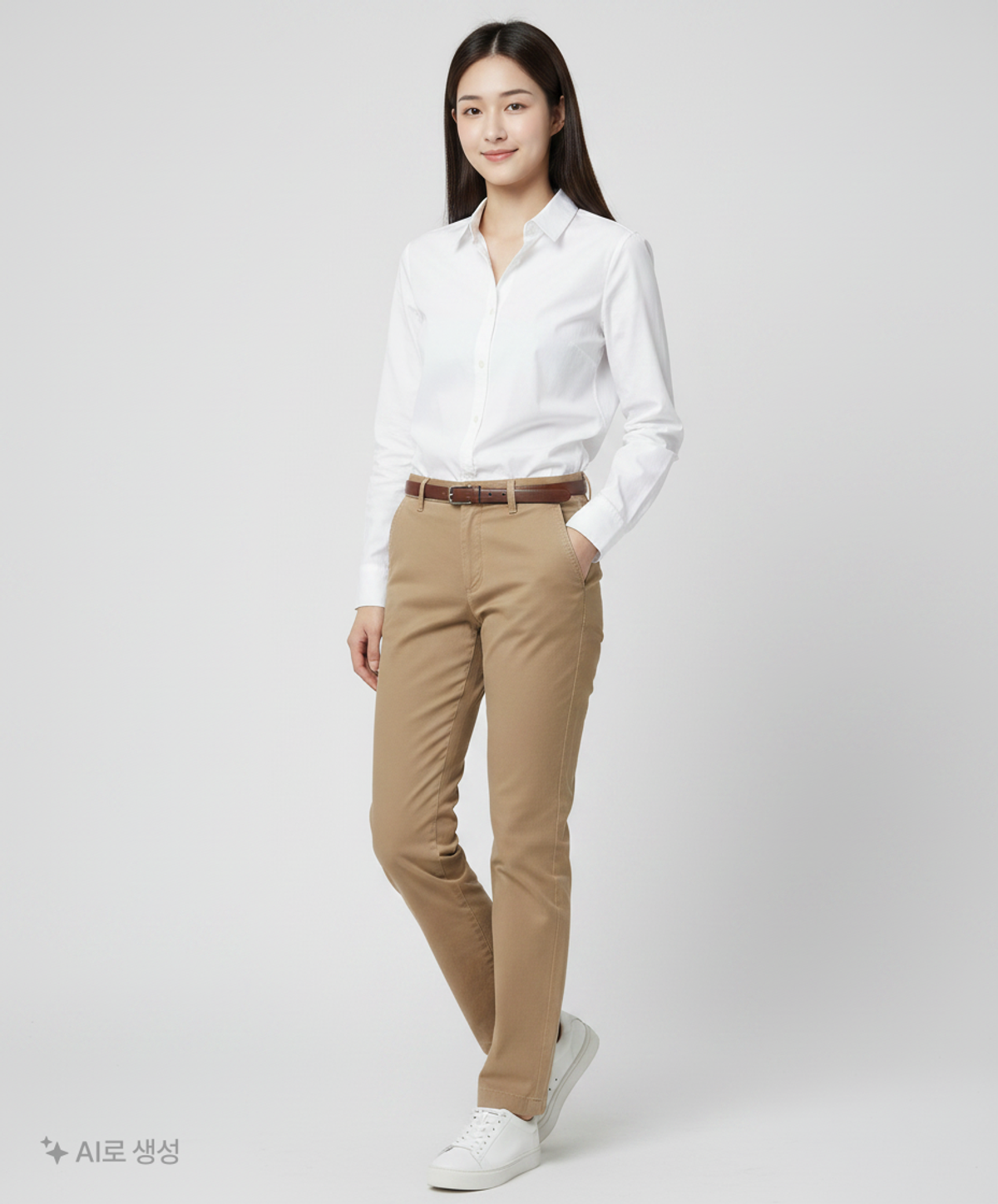 유니클로(UNIQLO) 코튼 팬츠 S