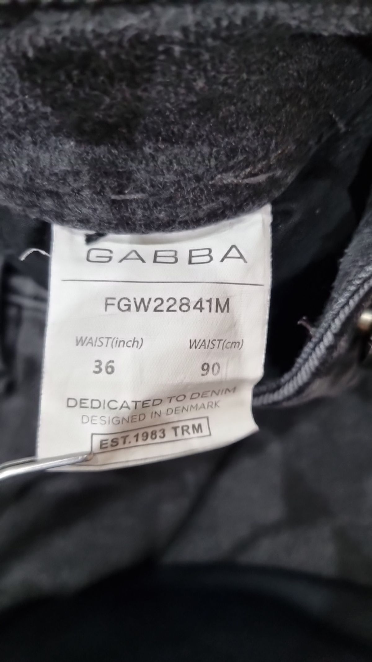 가바(GABBA) 청/데님 팬츠 36