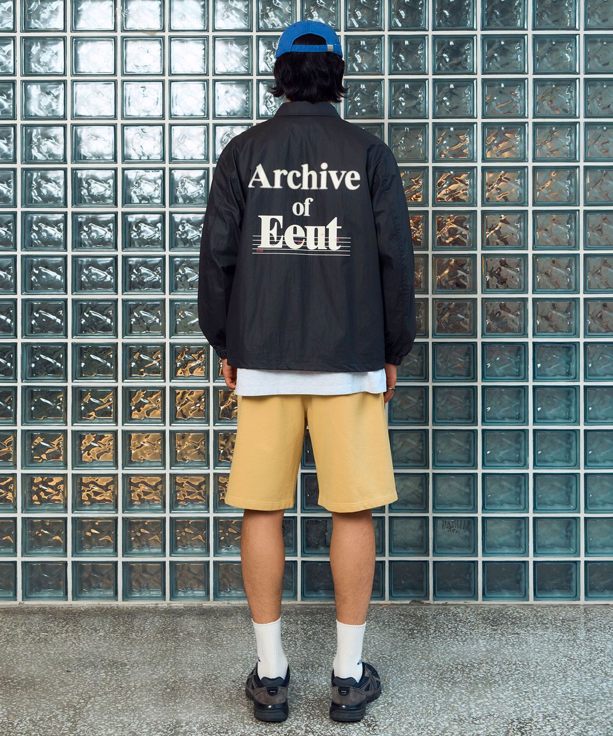 이우트(EEUT) EEUT BASIC WASHED SWEAT SHORTS / YELLOW