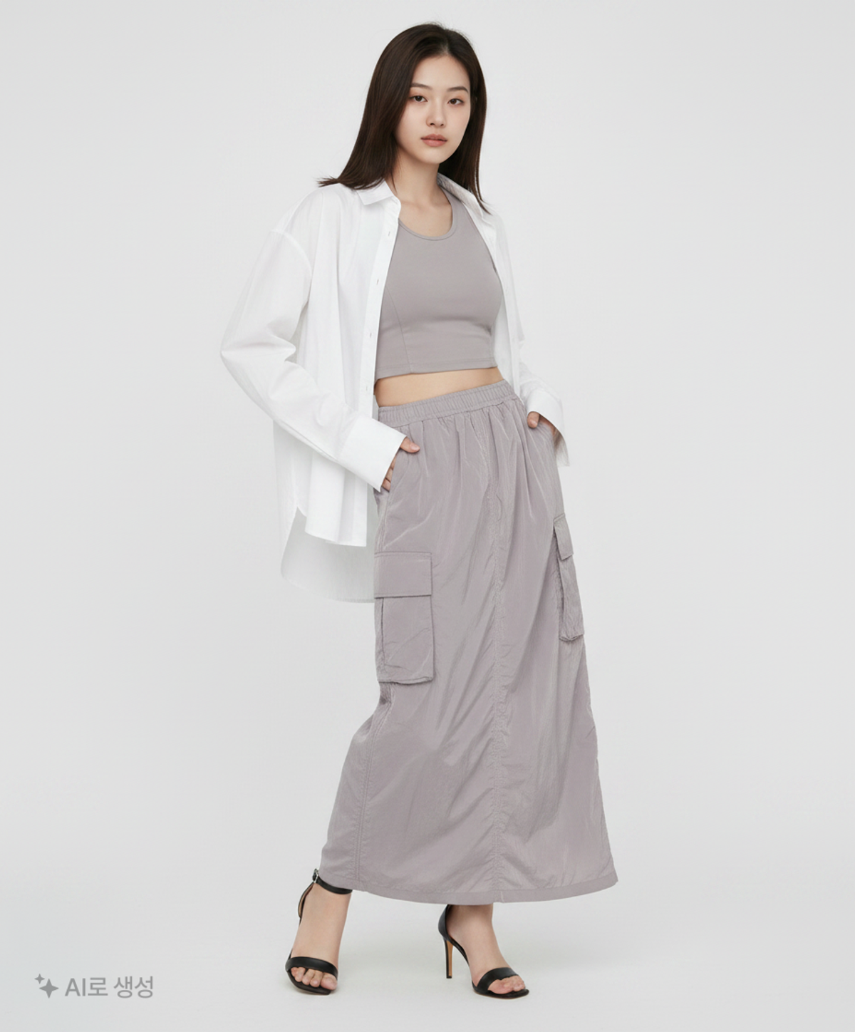 스파오(SPAO) 롱스커트 S