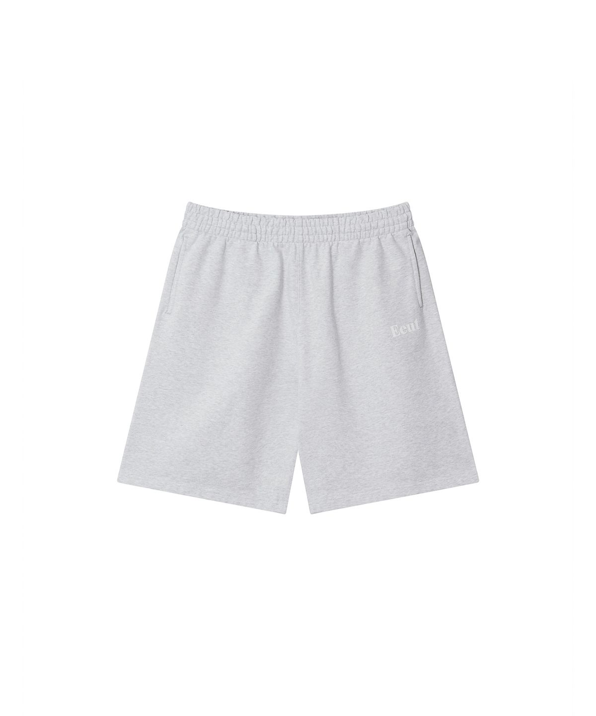 이우트(EEUT) EEUT BASIC WASHED SWEAT SHORTS / MELANGE WHITE
