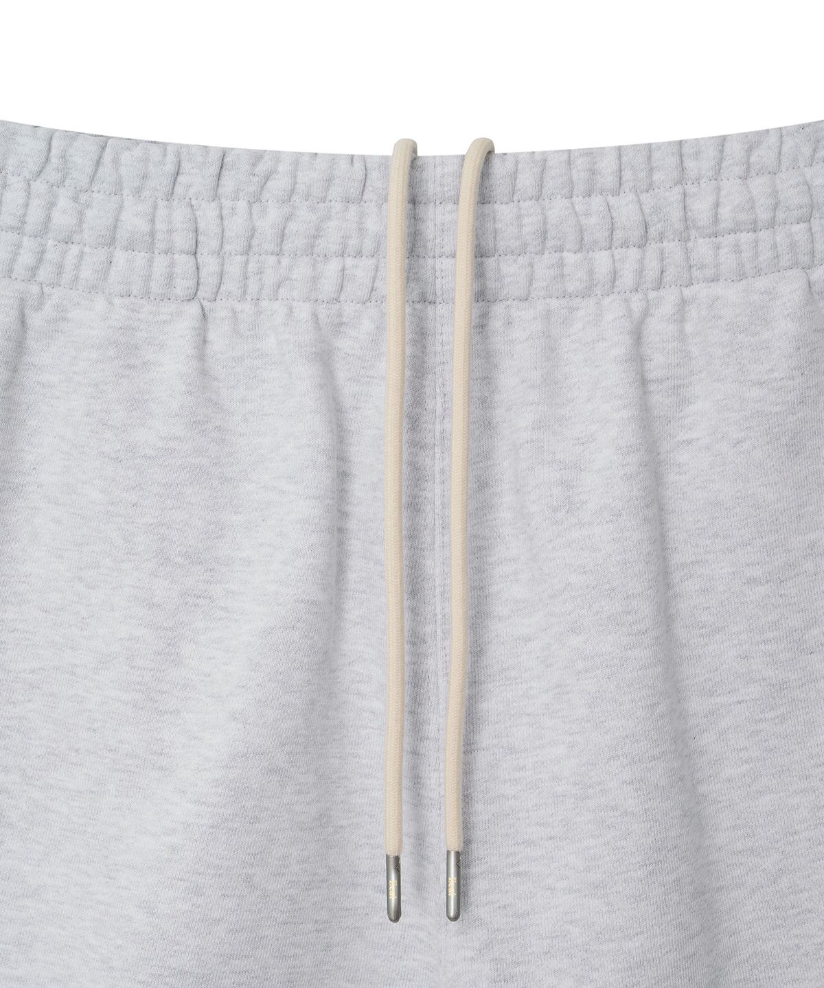이우트(EEUT) EEUT BASIC WASHED SWEAT SHORTS / MELANGE WHITE