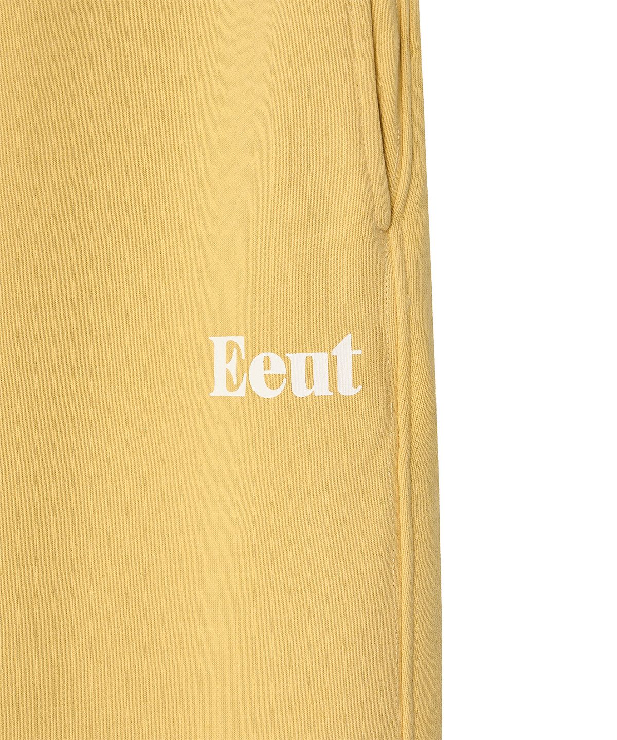 이우트(EEUT) EEUT BASIC WASHED SWEATPANTS / YELLOW