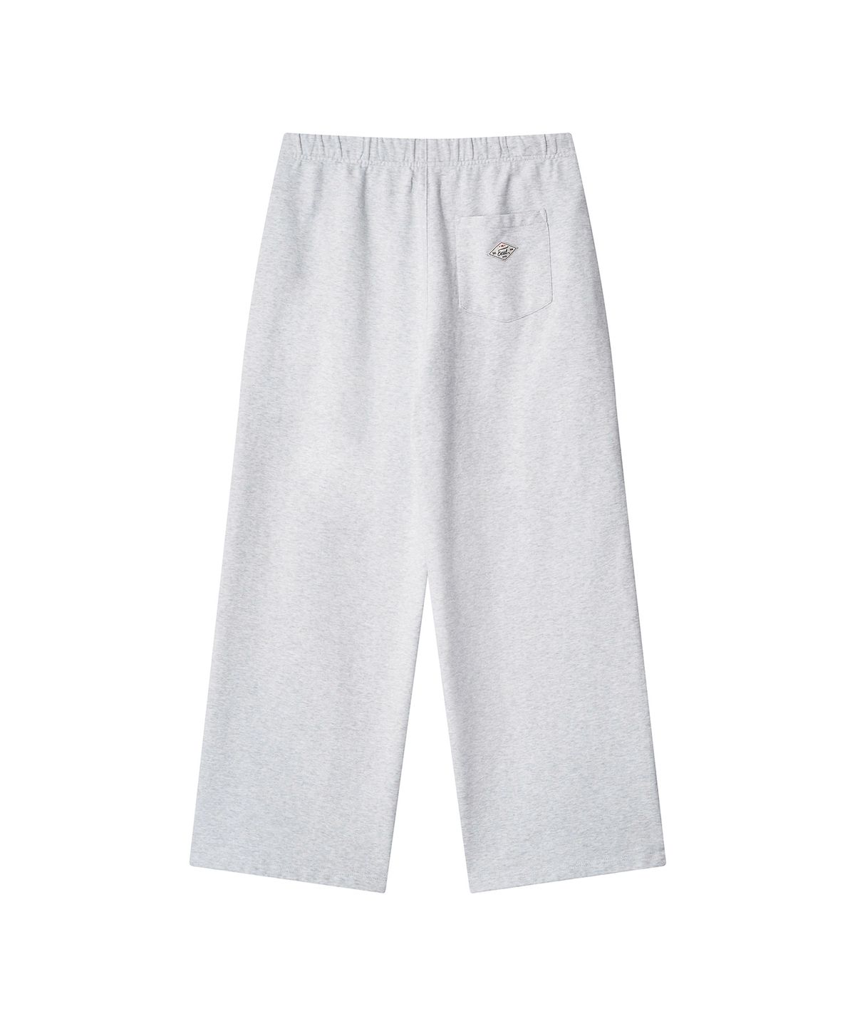 이우트(EEUT) EEUT BASIC WASHED SWEATPANTS / MELANGE WHITE
