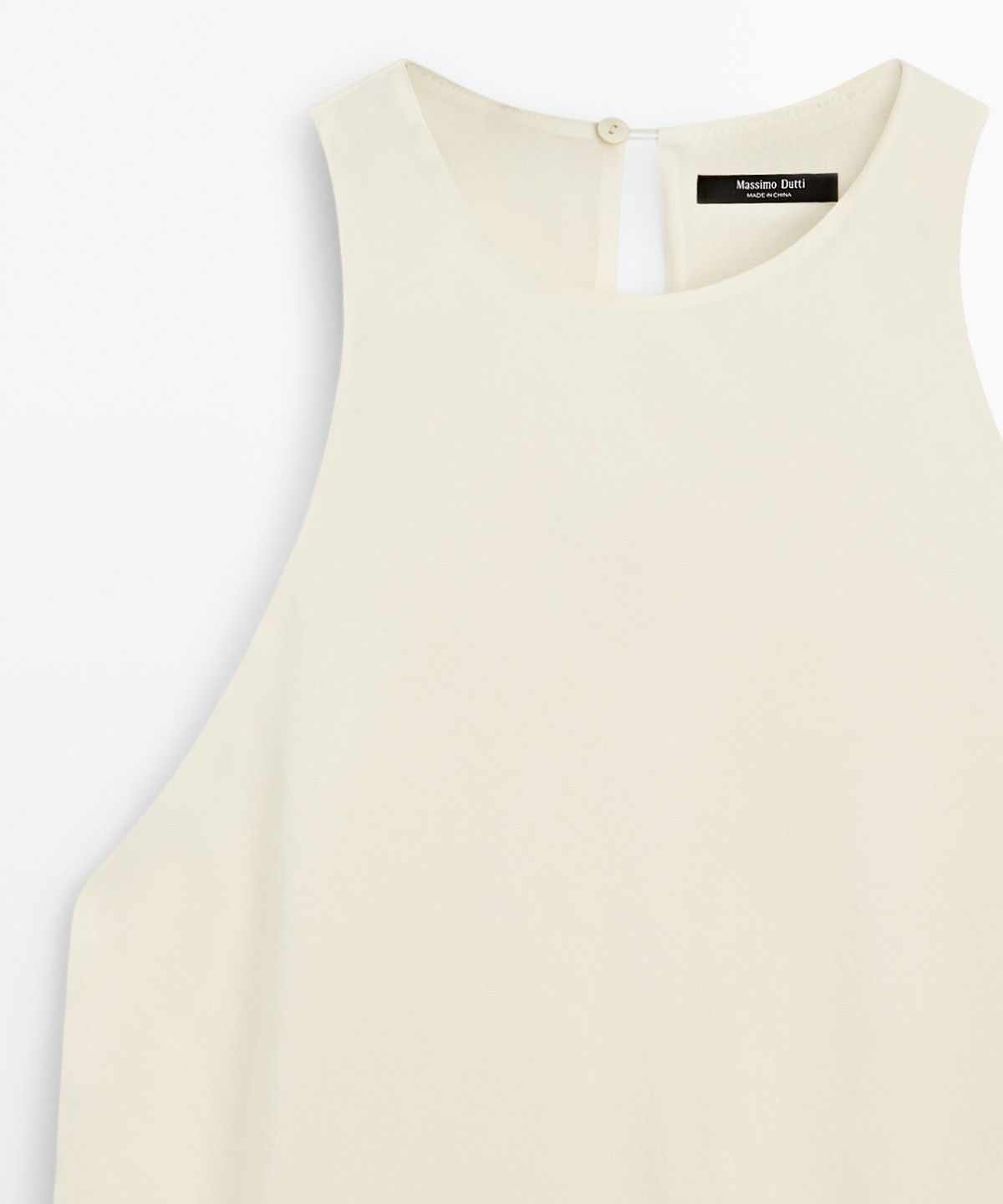 마시모두띠(MASSIMO DUTTI) 프릴 플루이드 미디 원피스