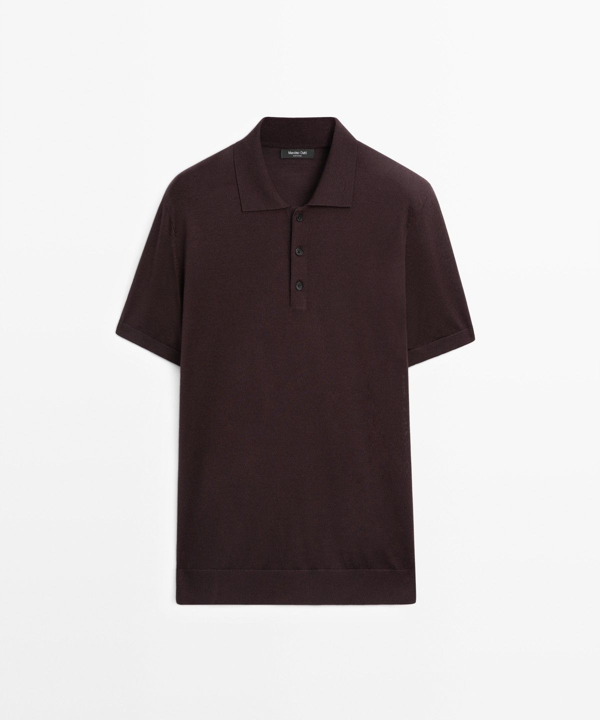 마시모두띠(MASSIMO DUTTI) 울 블렌드 니트 폴로
