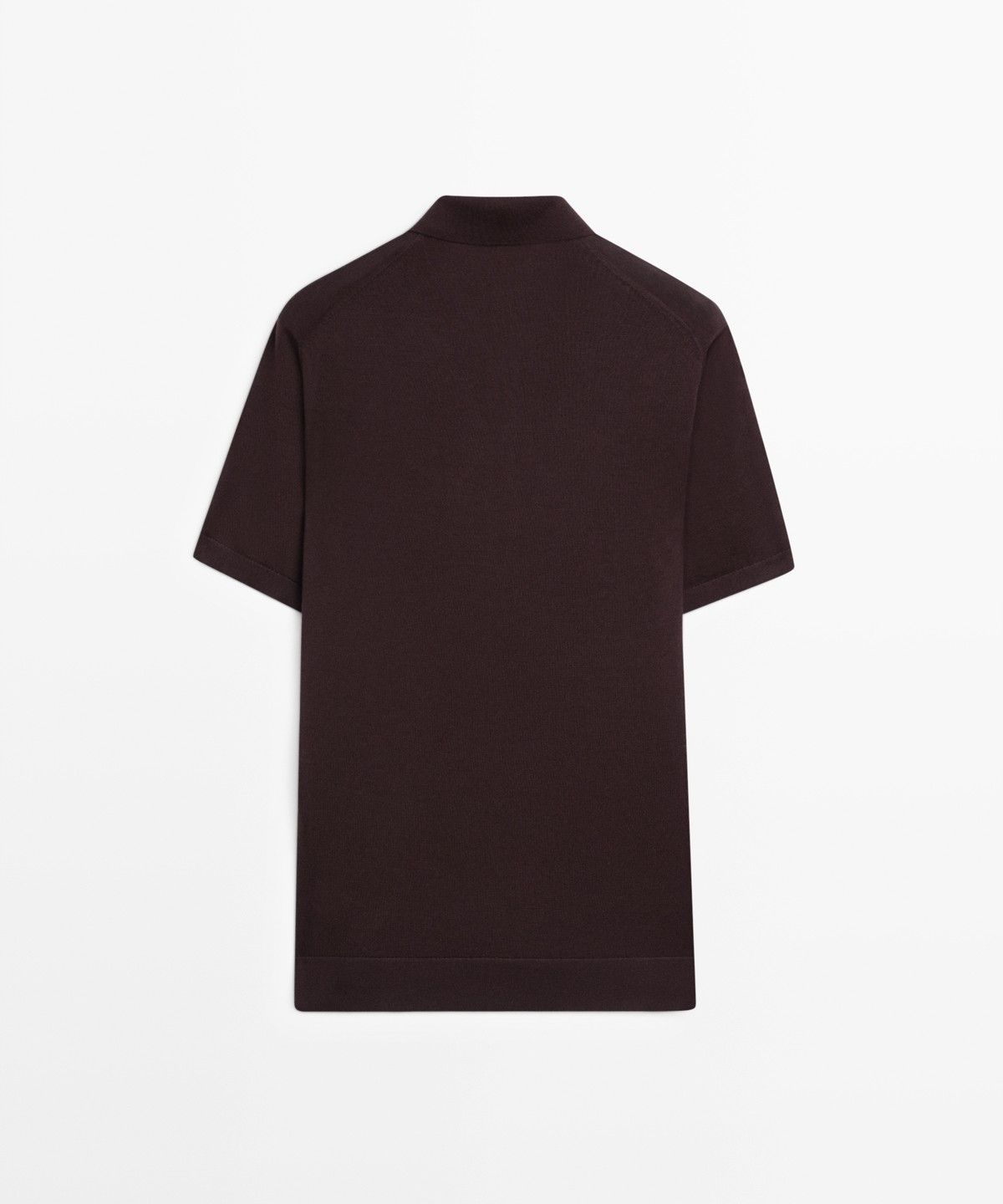 마시모두띠(MASSIMO DUTTI) 울 블렌드 니트 폴로