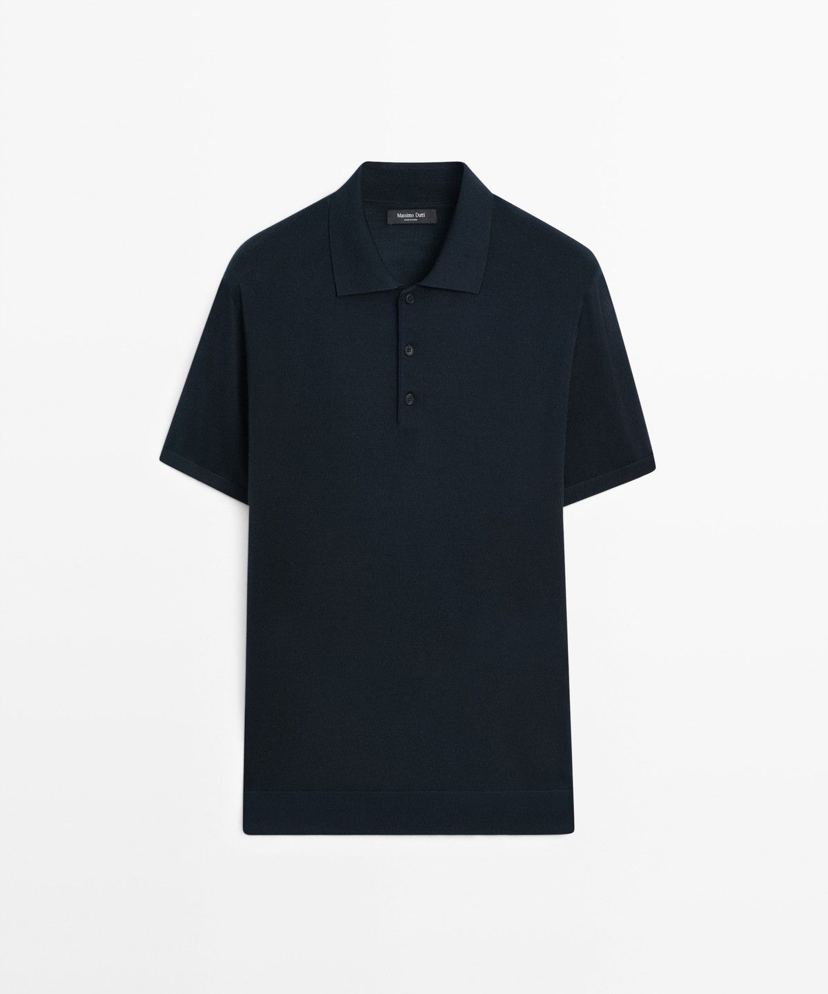 마시모두띠(MASSIMO DUTTI) 울 블렌드 니트 폴로