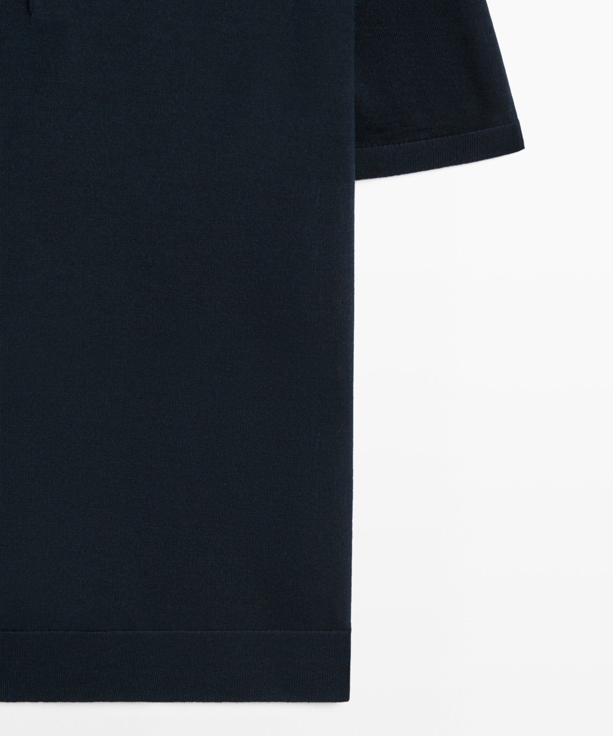 마시모두띠(MASSIMO DUTTI) 울 블렌드 니트 폴로