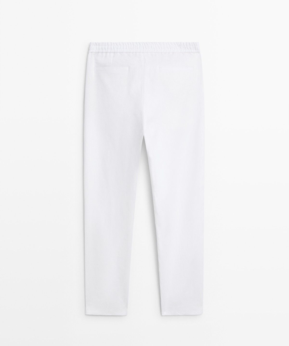 마시모두띠(MASSIMO DUTTI) 100% 린넨 조거핏 팬츠