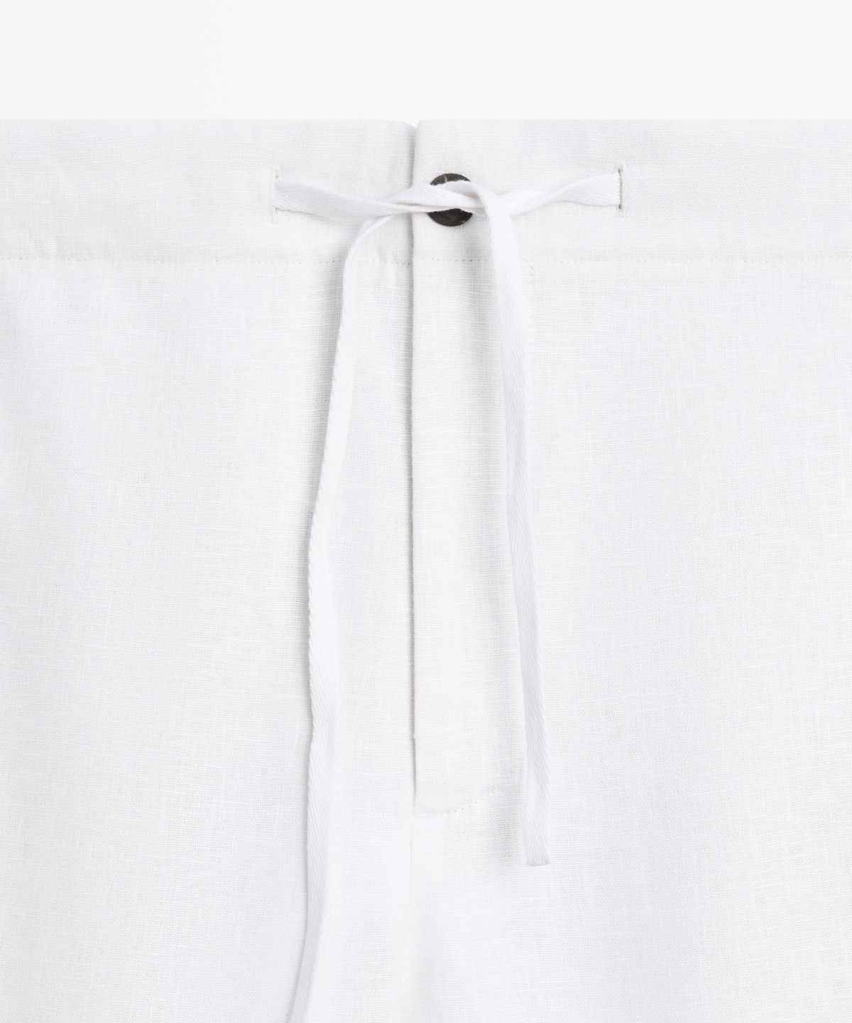 마시모두띠(MASSIMO DUTTI) 100% 린넨 조거핏 팬츠