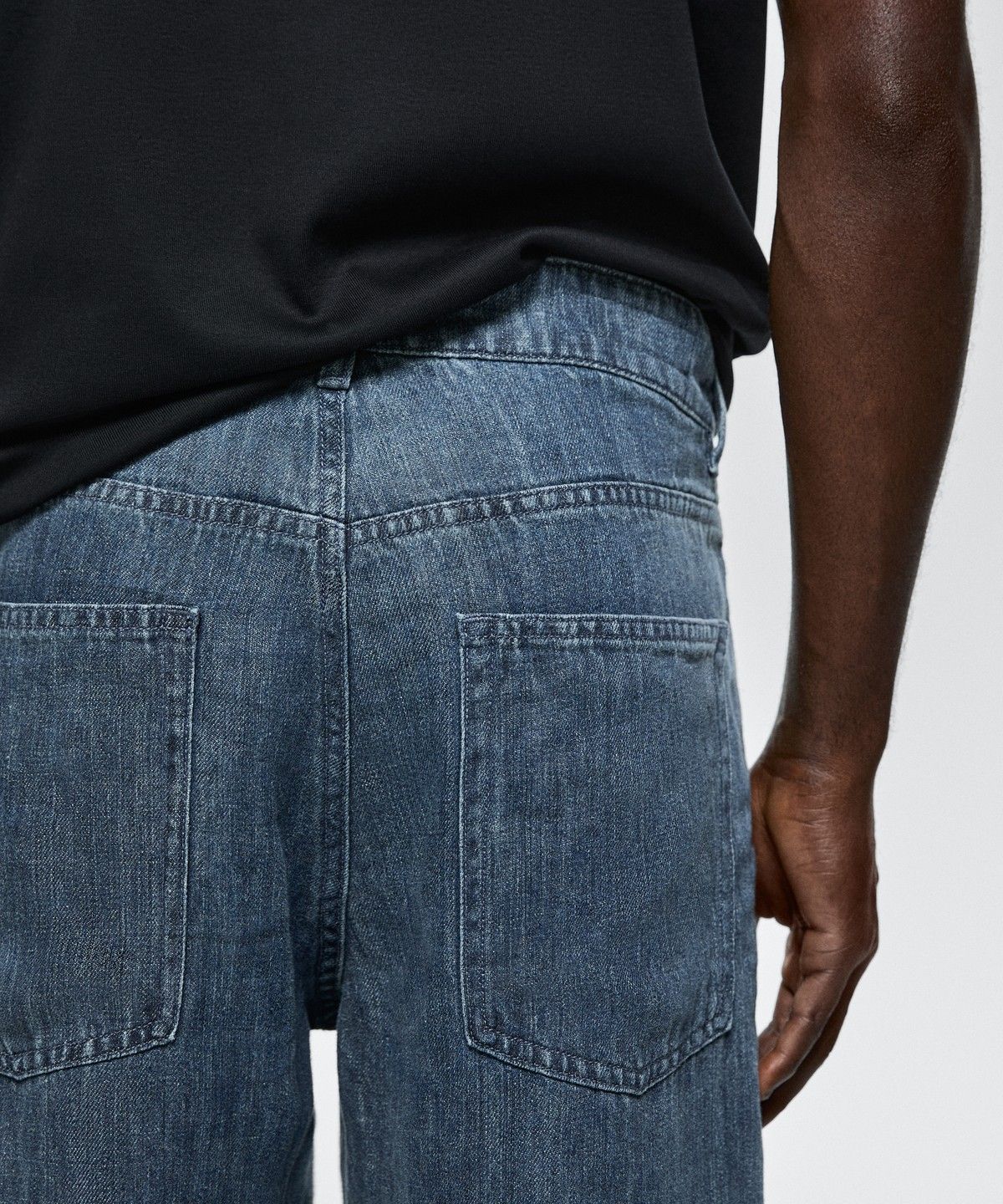 마시모두띠(MASSIMO DUTTI) 와이드 핏 진