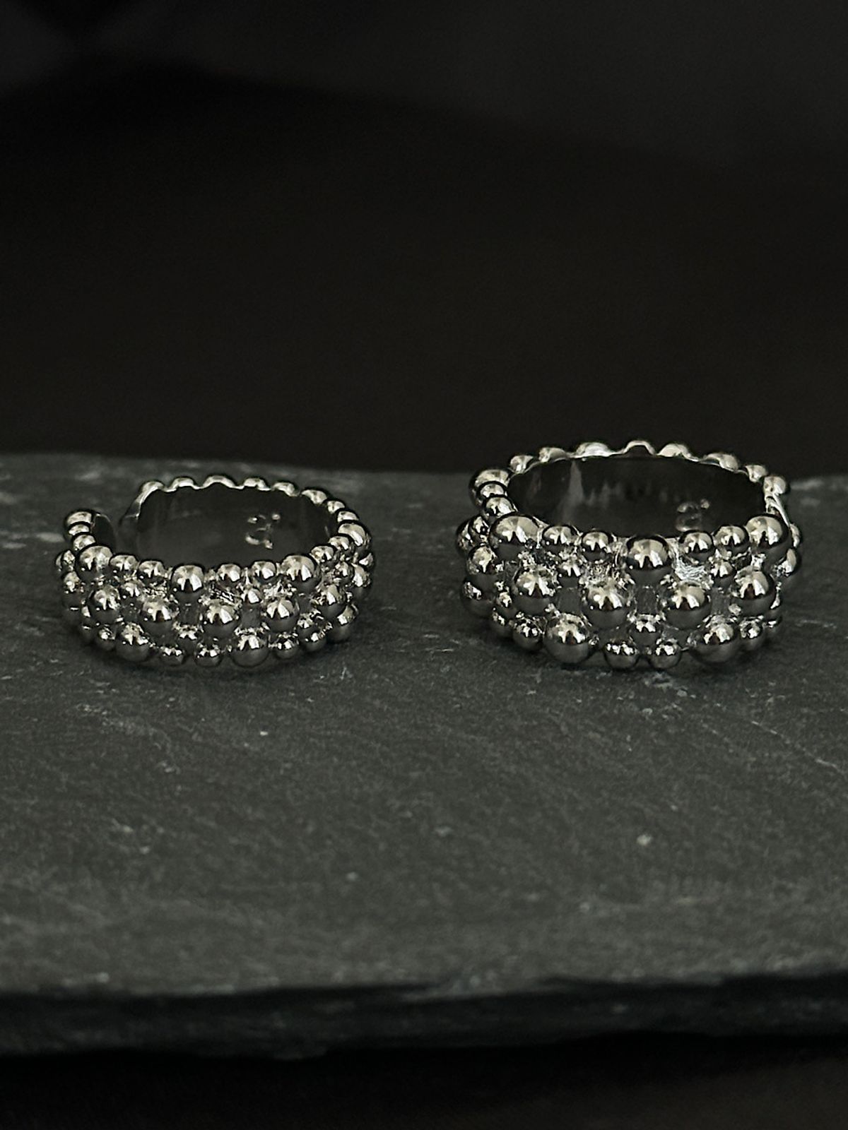 아포엠(APOEM) Clear Pavé  Open Ring