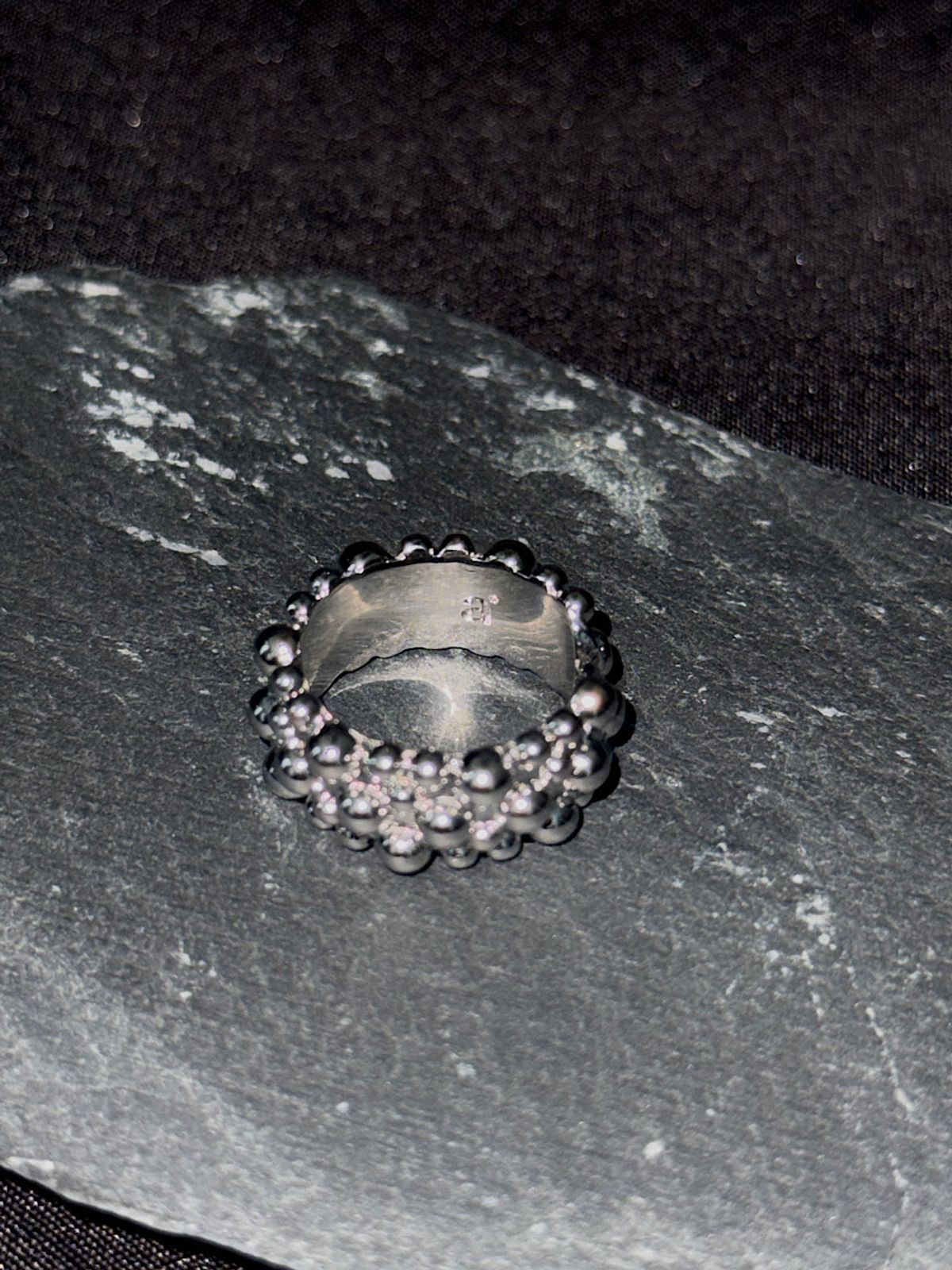 아포엠(APOEM) Clear Pavé  Open Ring