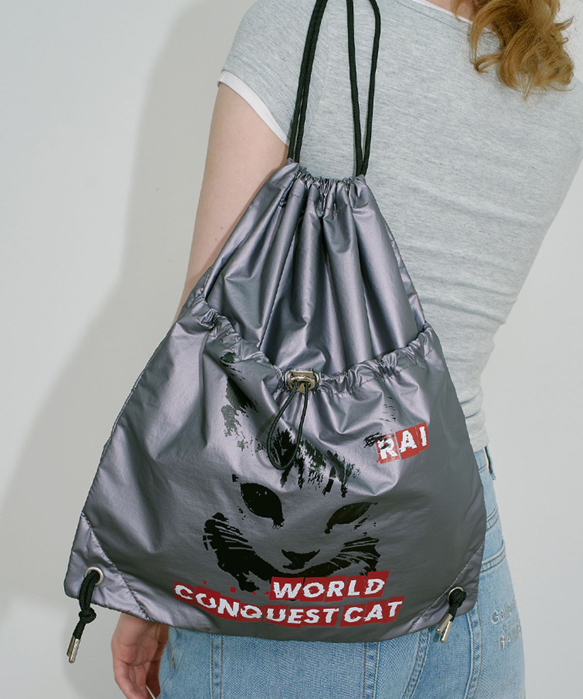 레이몬트(RAIMENT) Rai Cat Gym Sack_DUSTY PURPLE