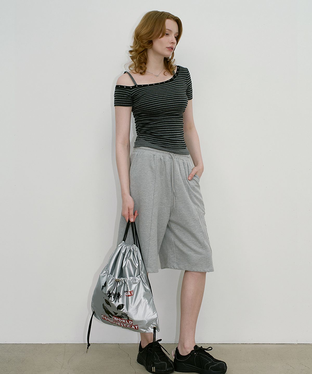 레이몬트(RAIMENT) Rai Cat Gym Sack_SILVER