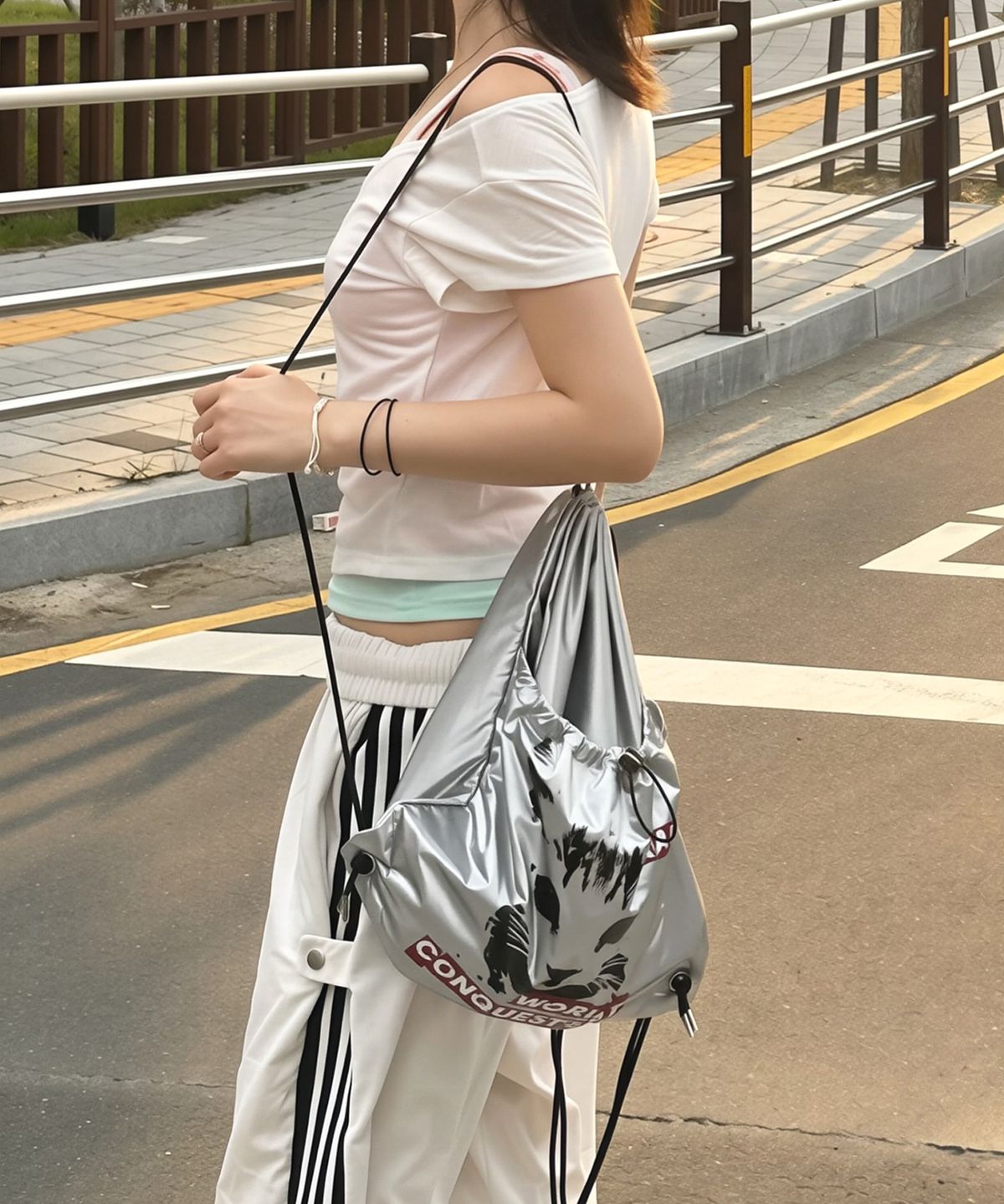 레이몬트(RAIMENT) Rai Cat Gym Sack_SILVER