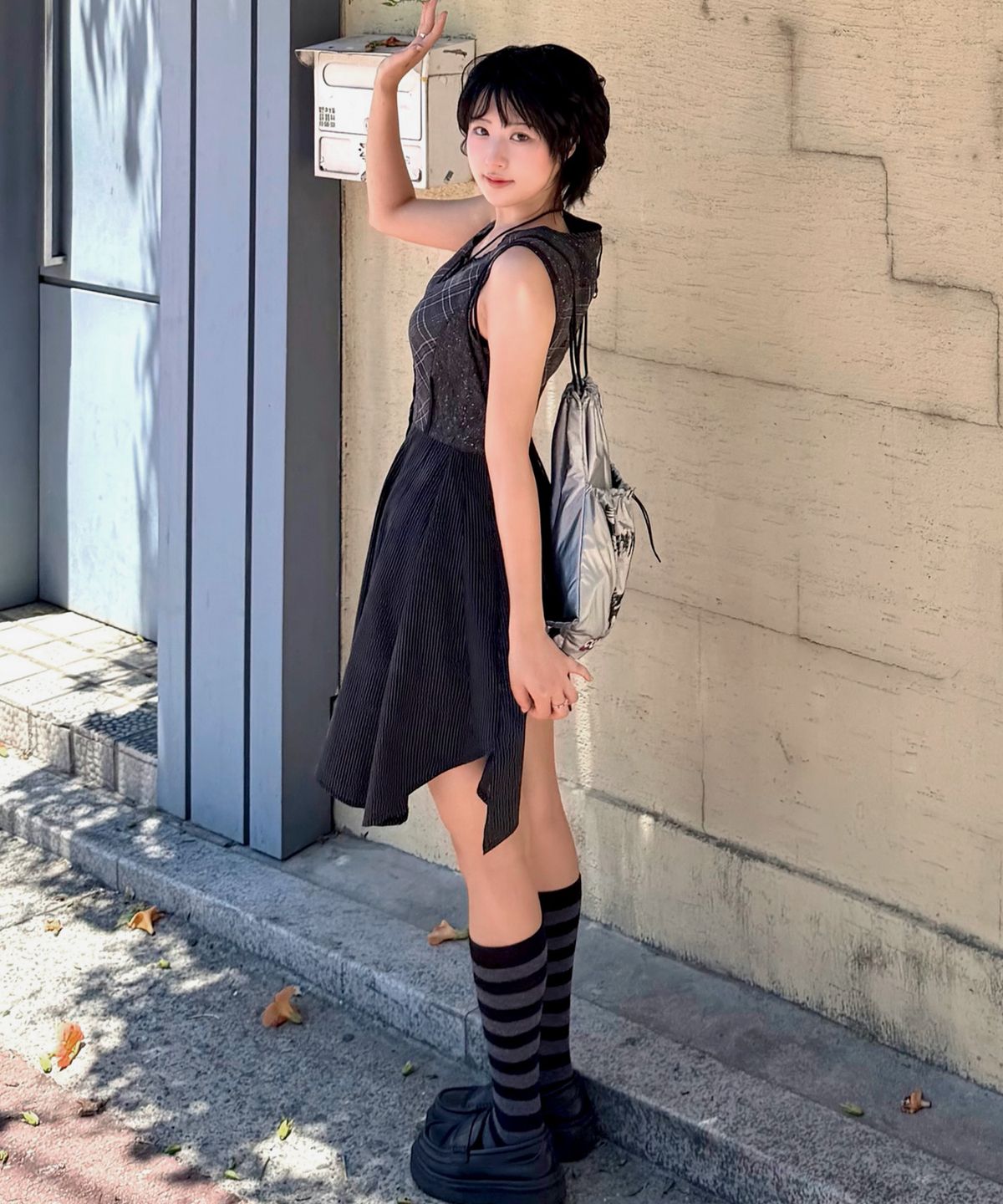 레이몬트(RAIMENT) Rai Cat Gym Sack_SILVER