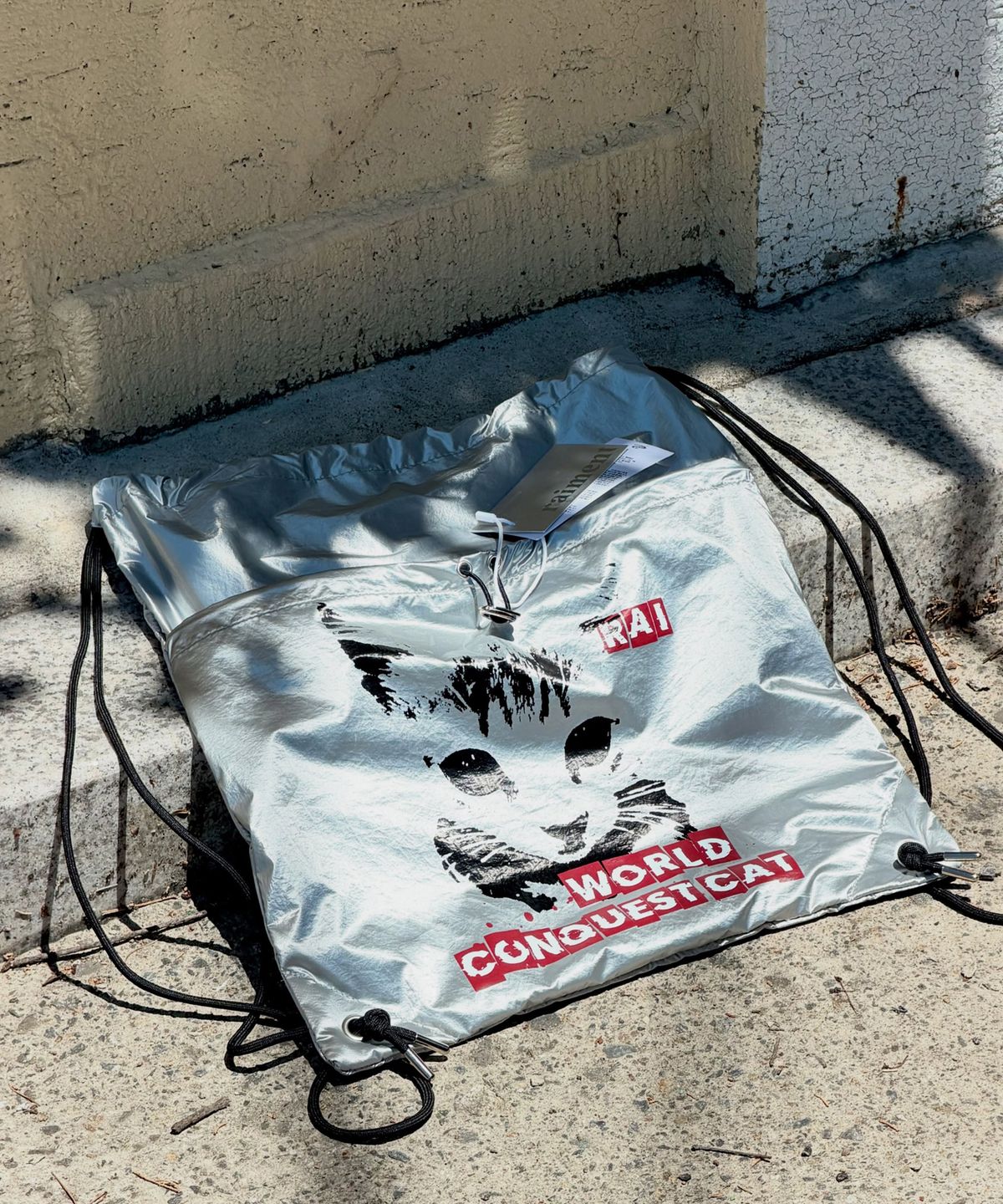 레이몬트(RAIMENT) Rai Cat Gym Sack_SILVER
