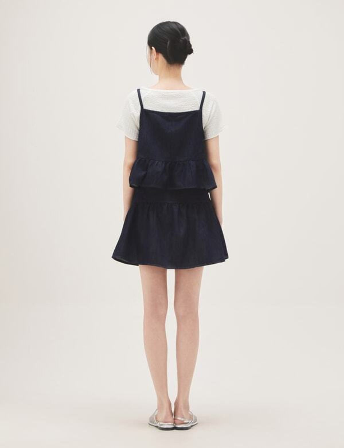 로엠(ROEM) 데님 미니스커트 RMWHG37R15