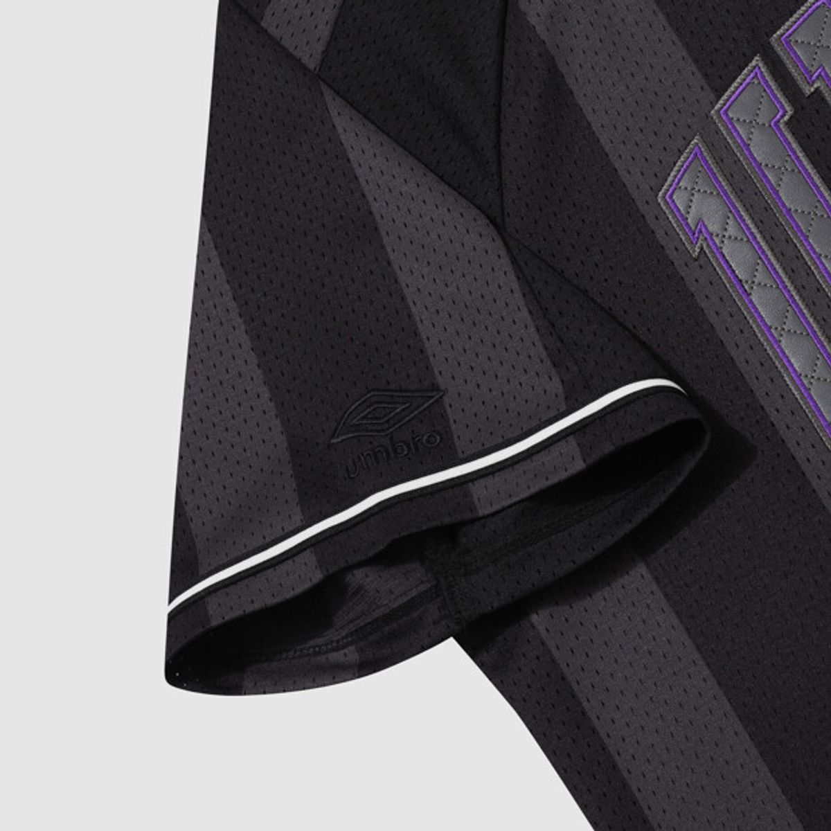 엄브로(UMBRO) 챈트 메쉬 베이스볼 반팔 저지 블랙 UR321CFT73