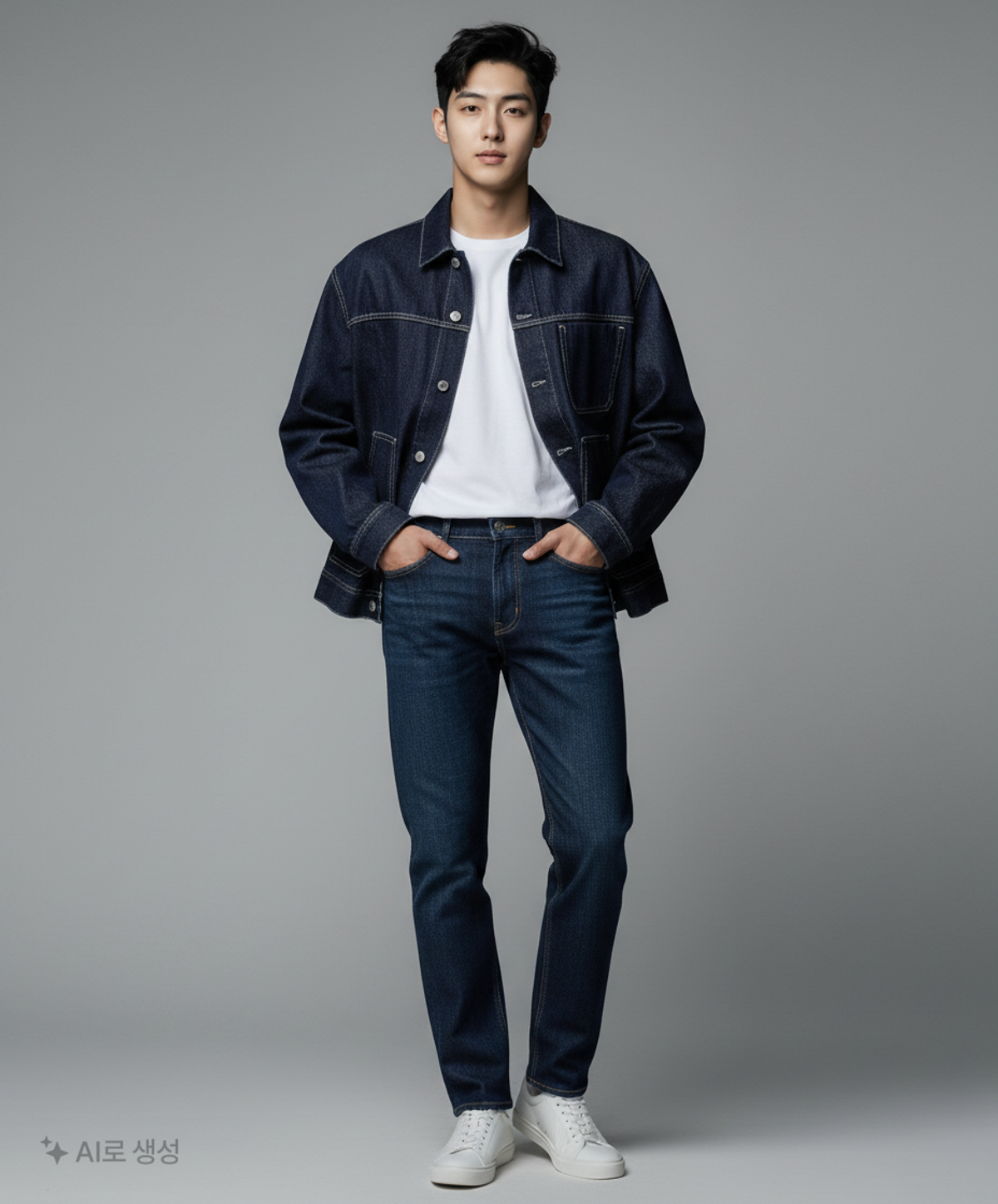 에이치앤엠(H&M) 데님/트러커 재킷 M