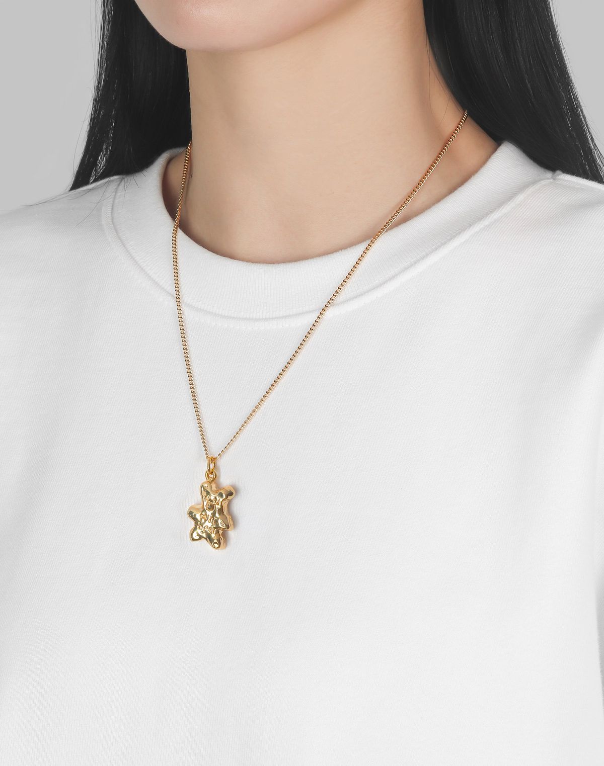 논논(NONENON) MINI BEAR2 SILVER925 (18K GOLD PLATED)