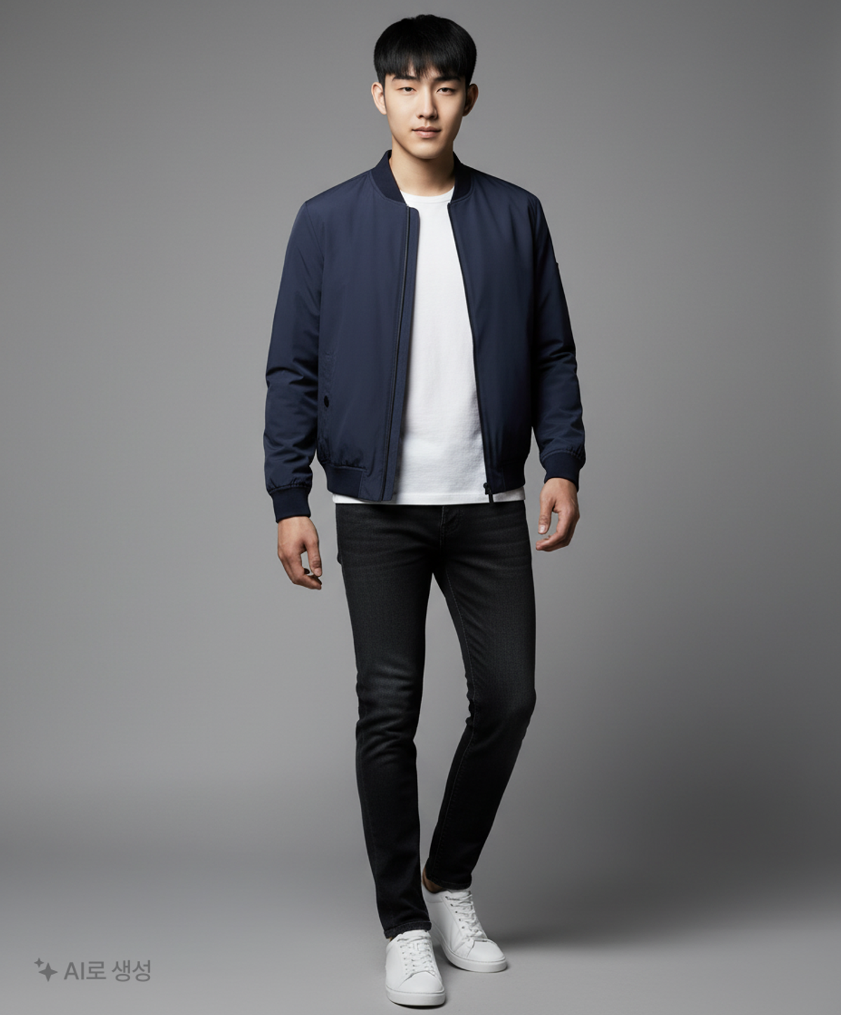 캘빈클라인 진(CALVIN KLEIN JEANS) 항공 점퍼/블루종/MA-1 XL