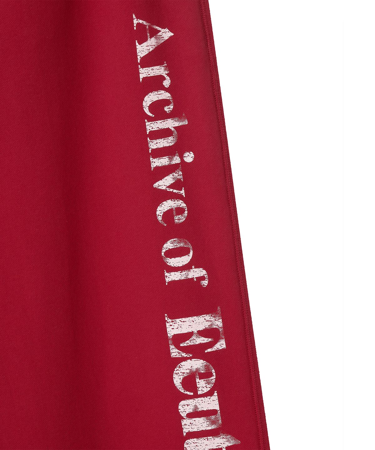 이우트(EEUT) ARCHIVE WASHED SWEATPANTS / RED