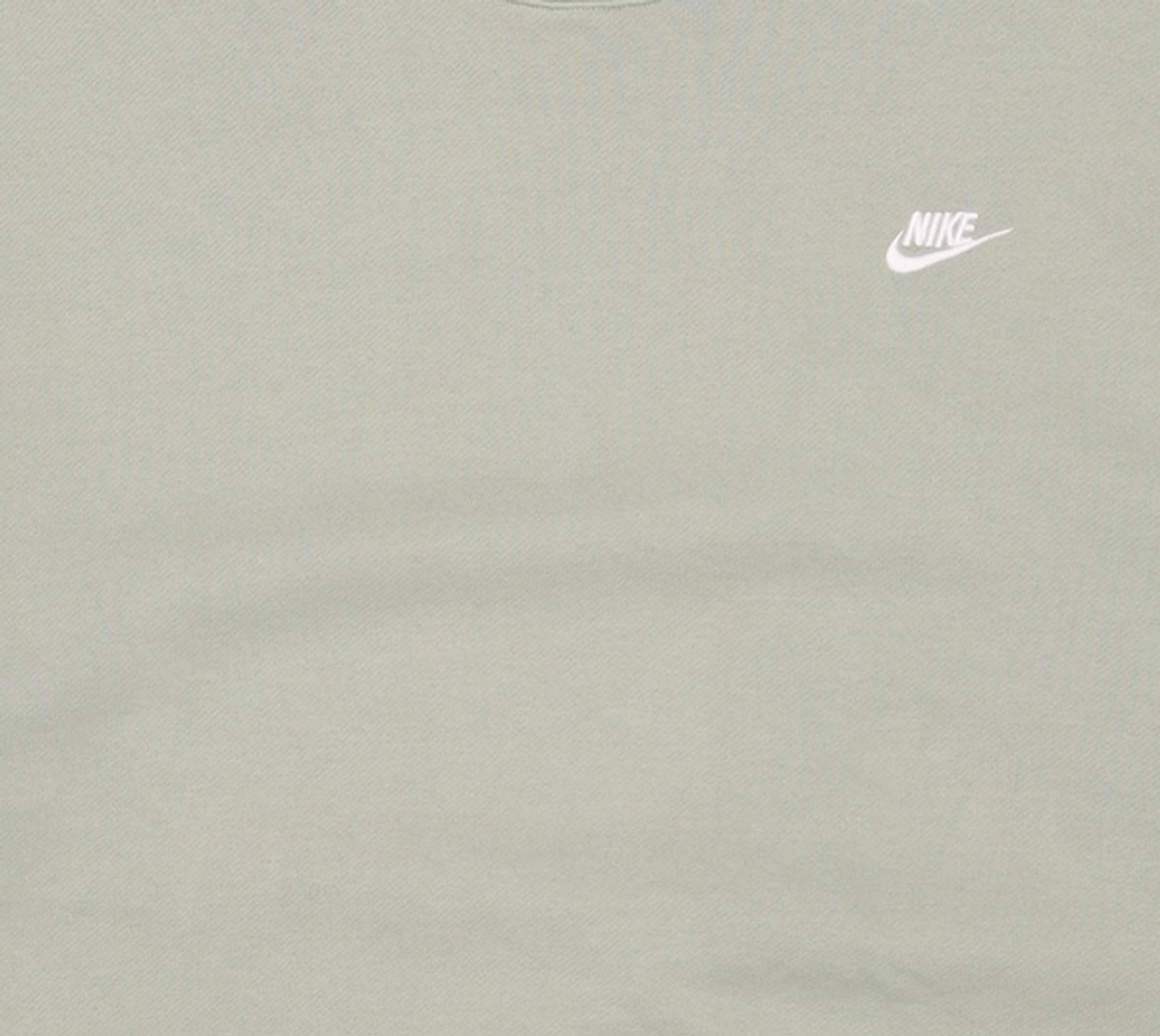 나이키(NIKE) 클럽 플리스 오버사이즈 프렌치 테리 크루 M - 제이드 호라이즌:화이트 / HJ1820-370 XL