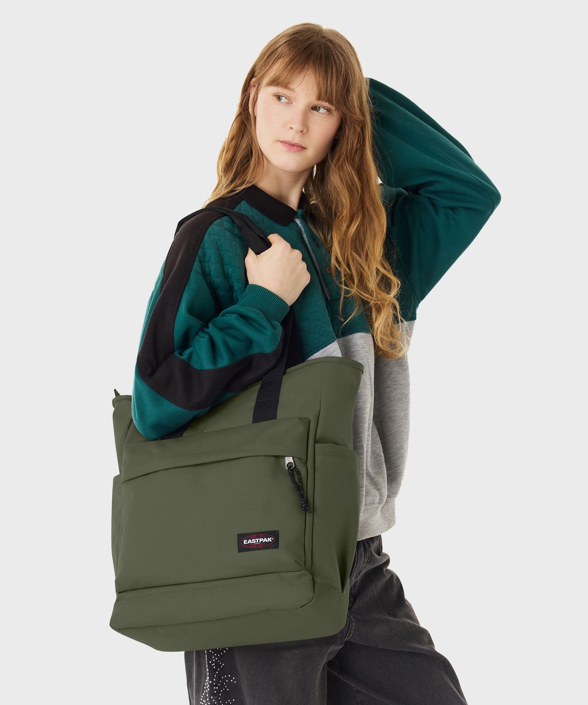 이스트팩(EASTPAK) 토트포켓 Dark Khaki