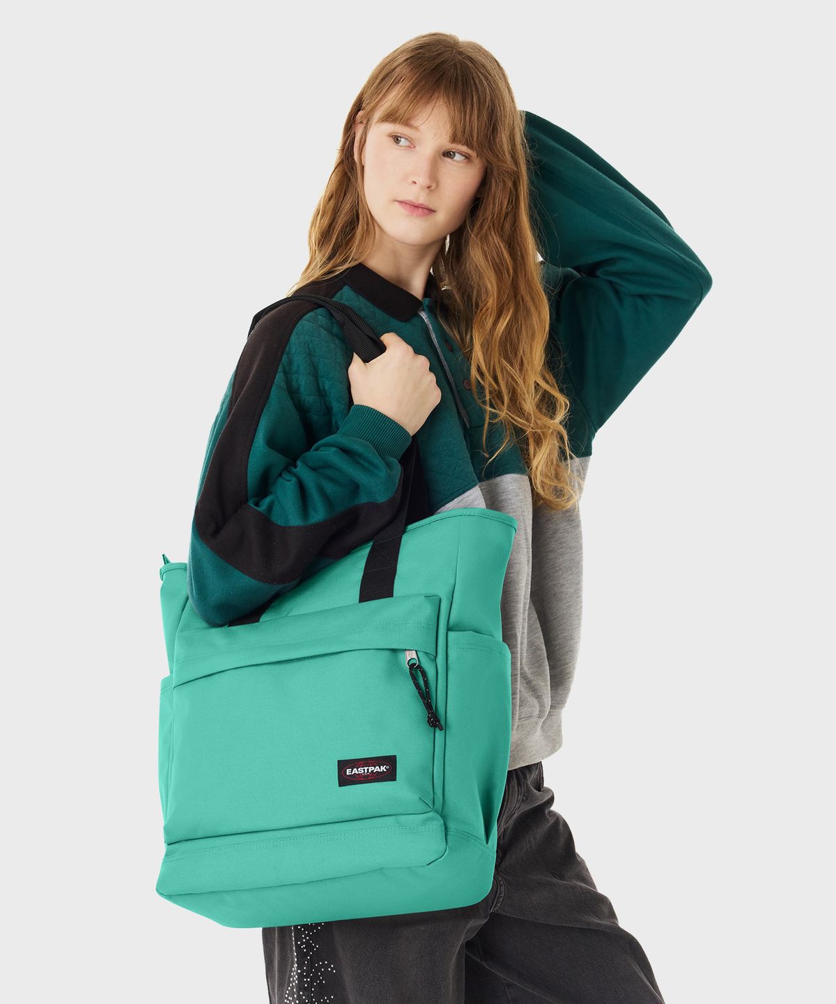 이스트팩(EASTPAK) 토트포켓 Aquamarine Blue