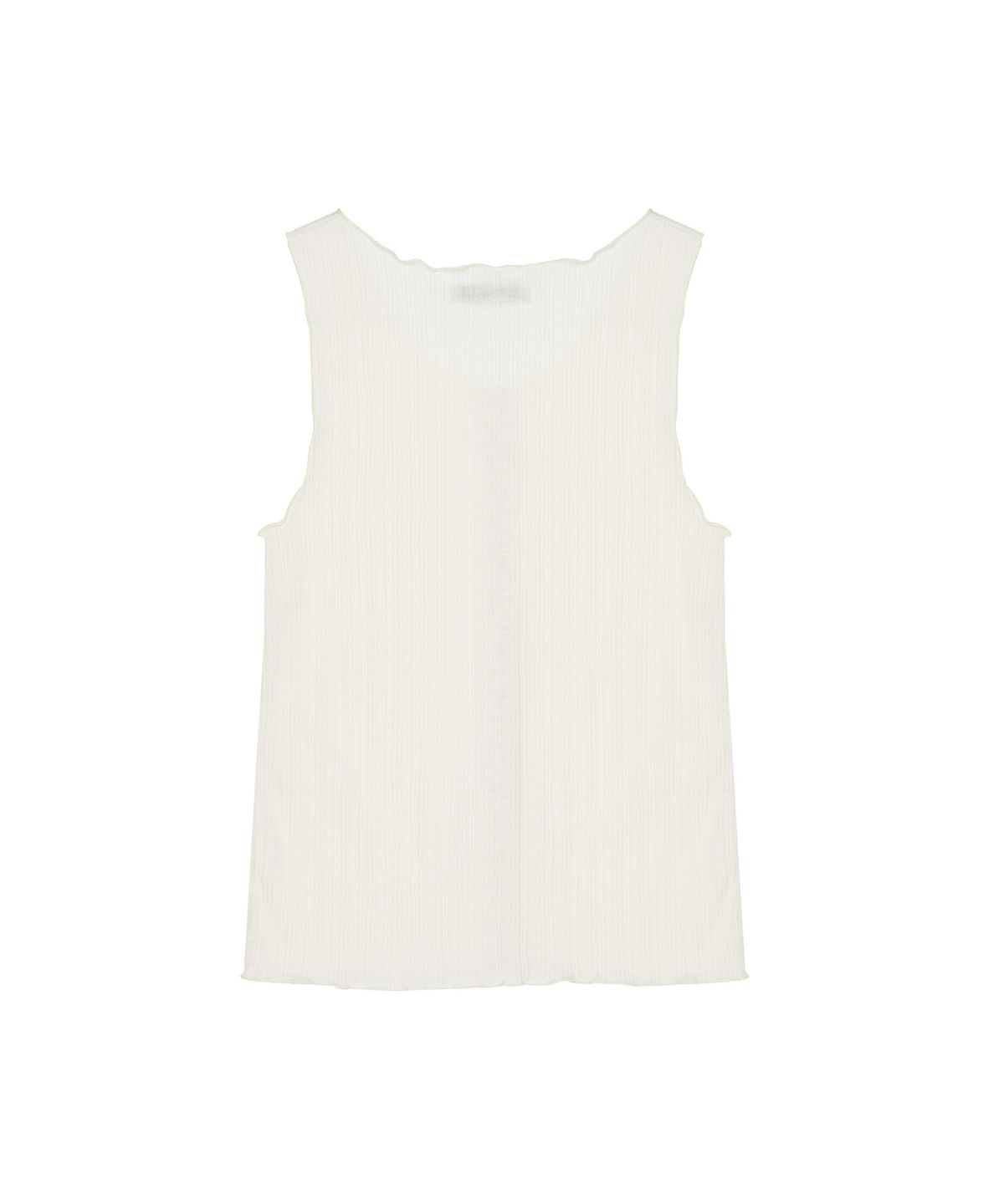 닉앤니콜(NICK&NICOLE) WAVE BUTTON SLEEVELESS TOP_CREAM
