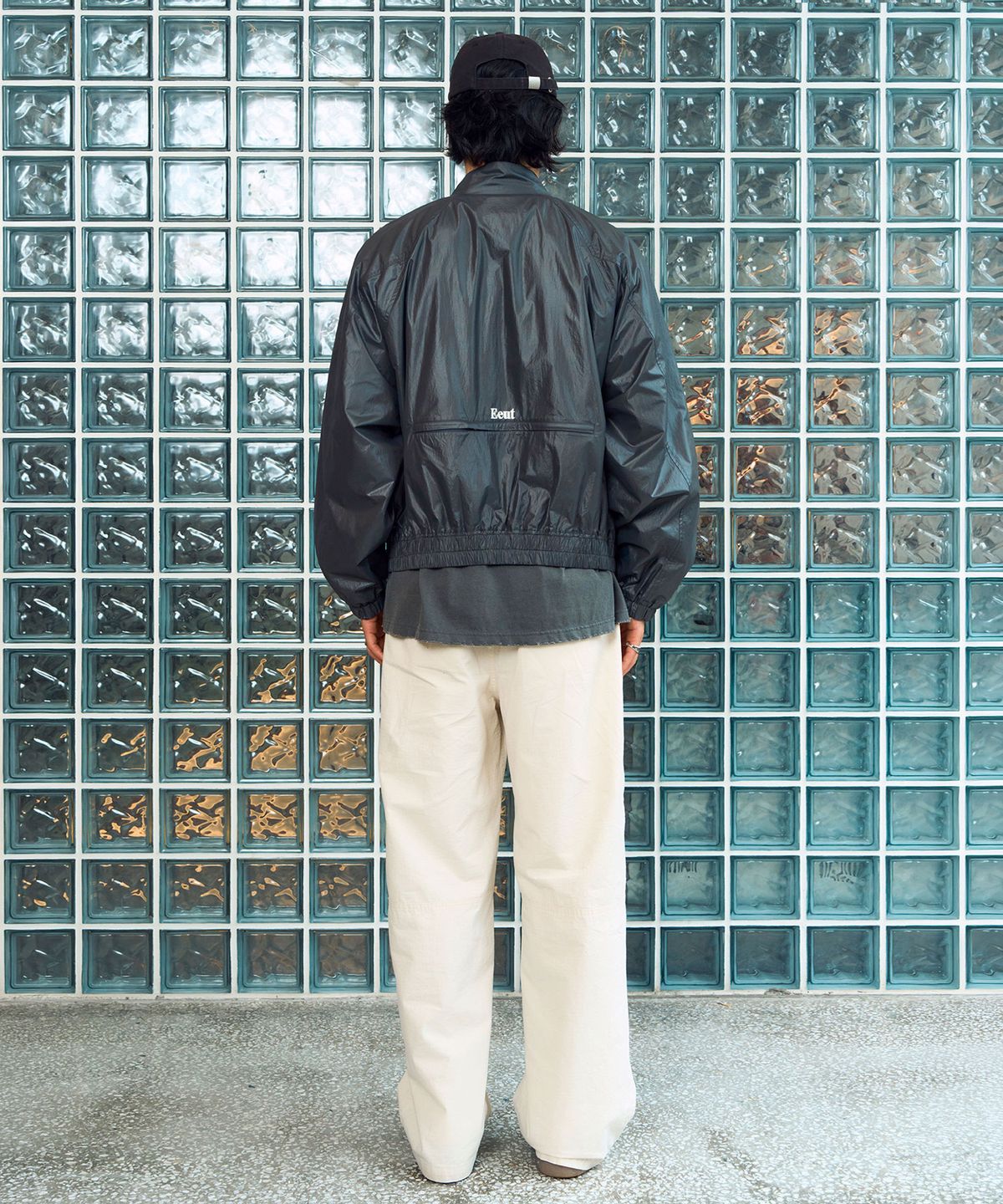 이우트(EEUT) RIPSTOP KNEE CUT WORK PANTS / IVORY