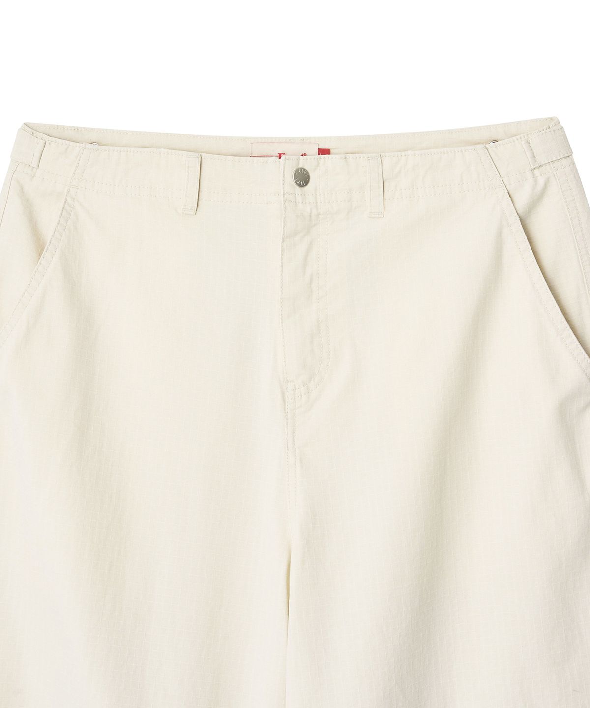 이우트(EEUT) RIPSTOP KNEE CUT WORK PANTS / IVORY