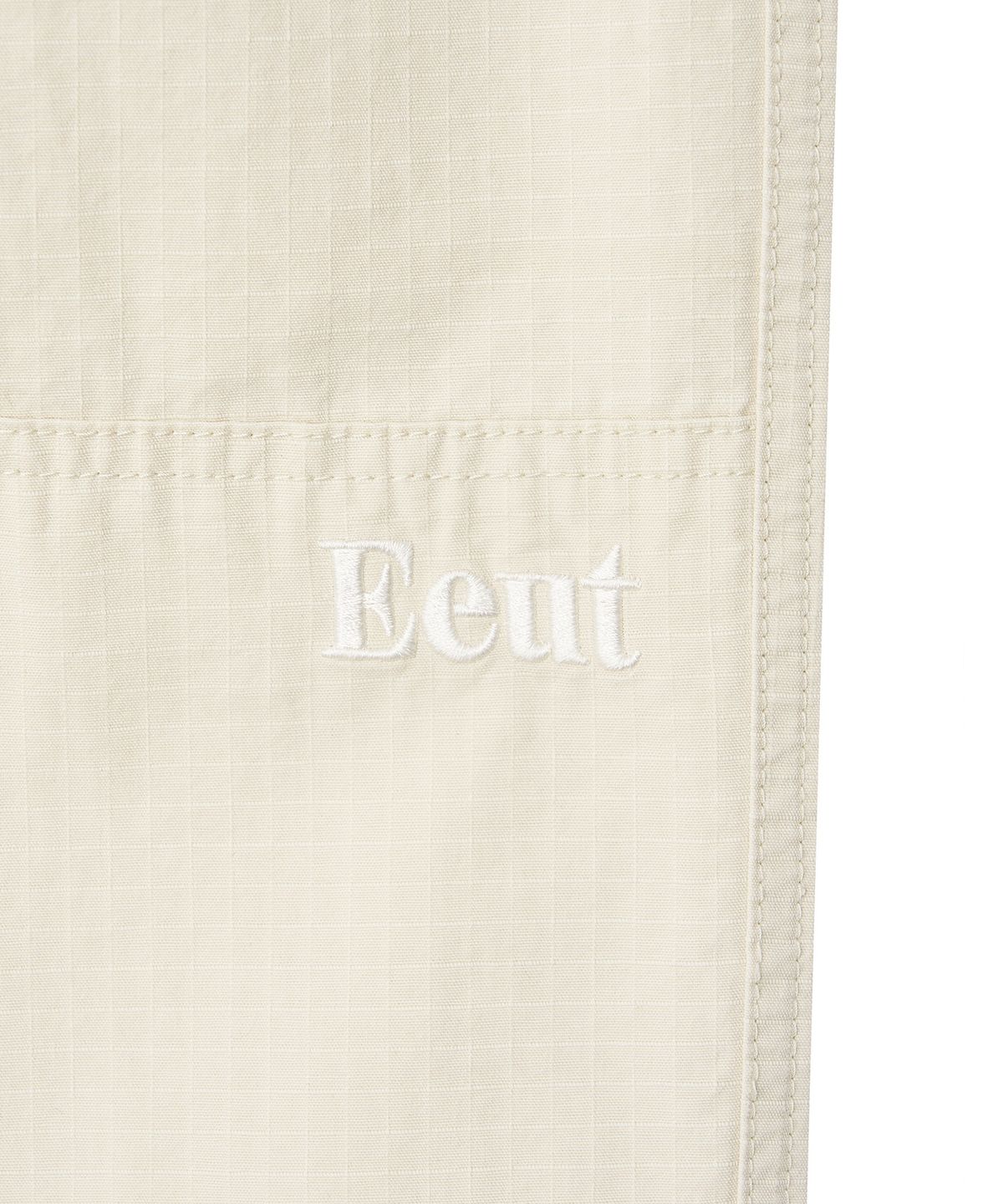 이우트(EEUT) RIPSTOP KNEE CUT WORK PANTS / IVORY