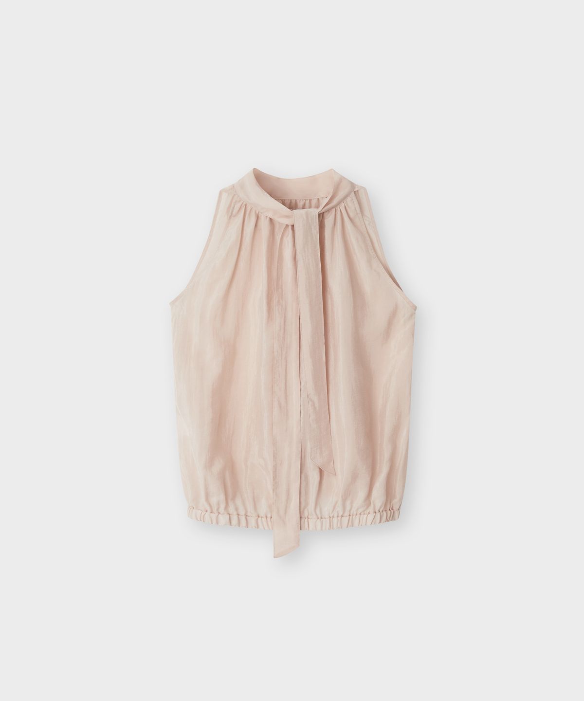 더 릴(THE LILLE) Glow Halter Neck Blouse_Pink