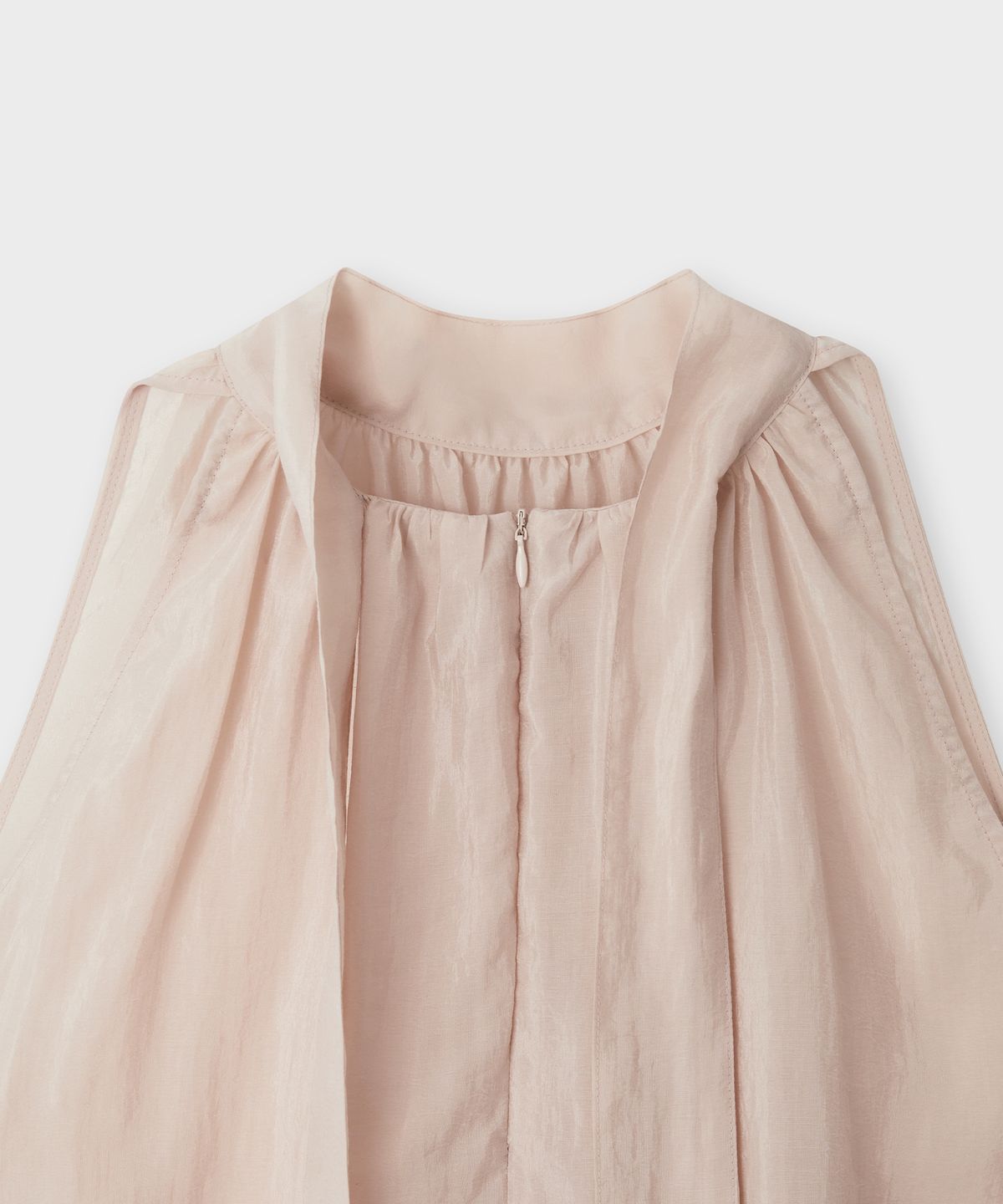 더 릴(THE LILLE) Glow Halter Neck Blouse_Pink