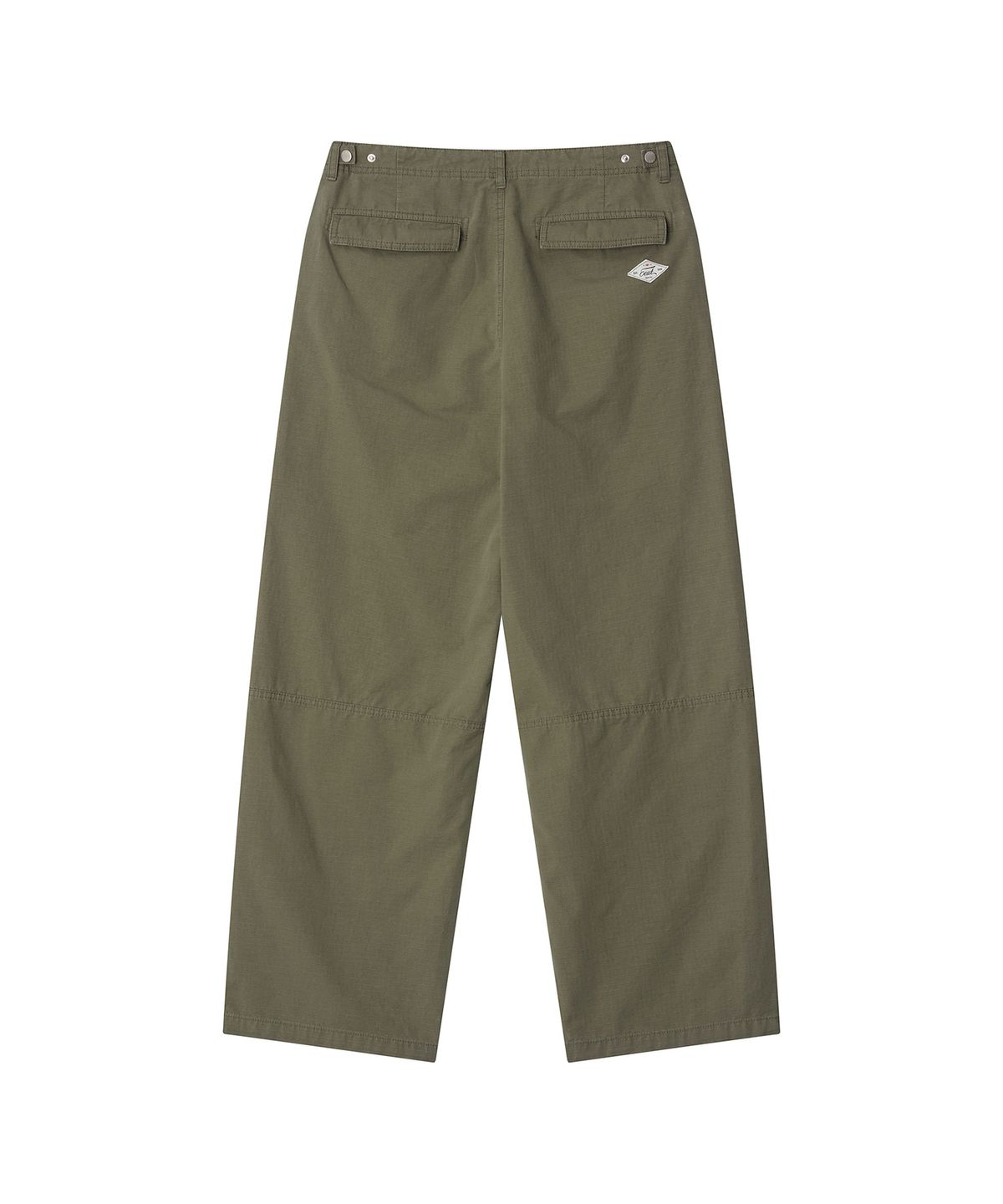 이우트(EEUT) RIPSTOP KNEE CUT WORK PANTS / KHAKI
