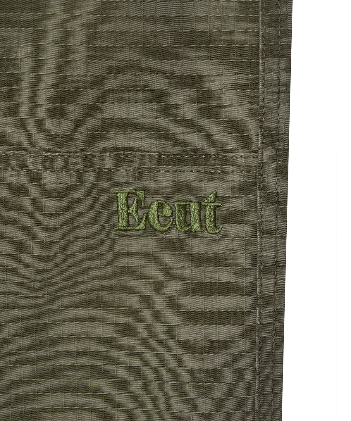 이우트(EEUT) RIPSTOP KNEE CUT WORK PANTS / KHAKI