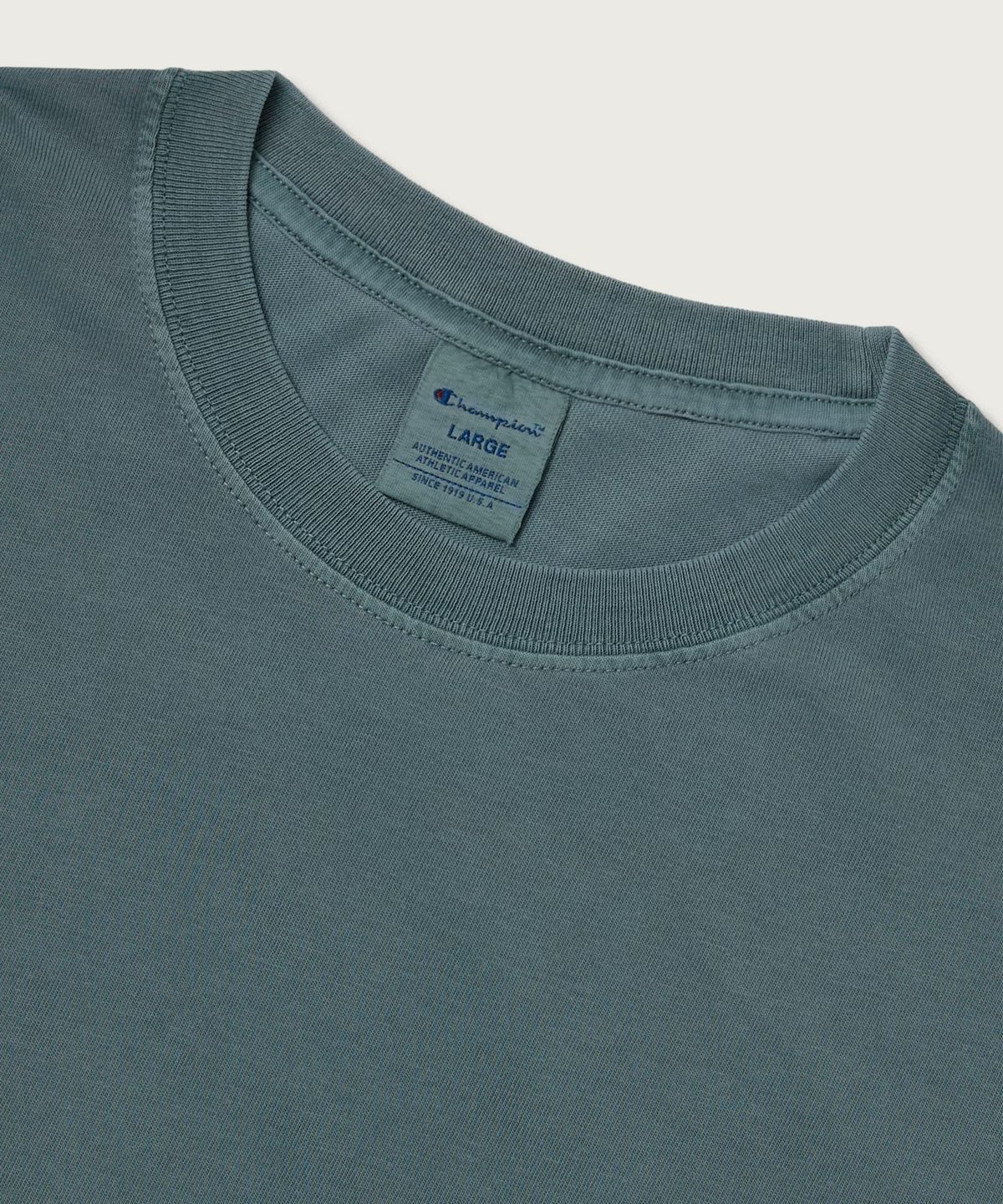 챔피온(CHAMPION) 조그택 다잉 반팔 티셔츠 Green